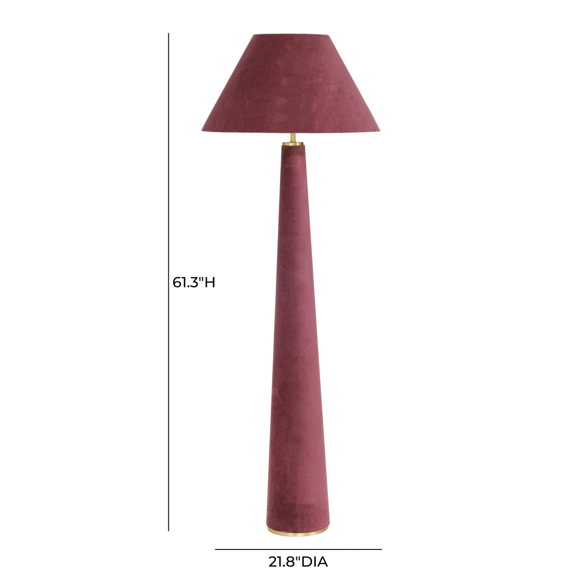 Graham Velvet Floor Lamp