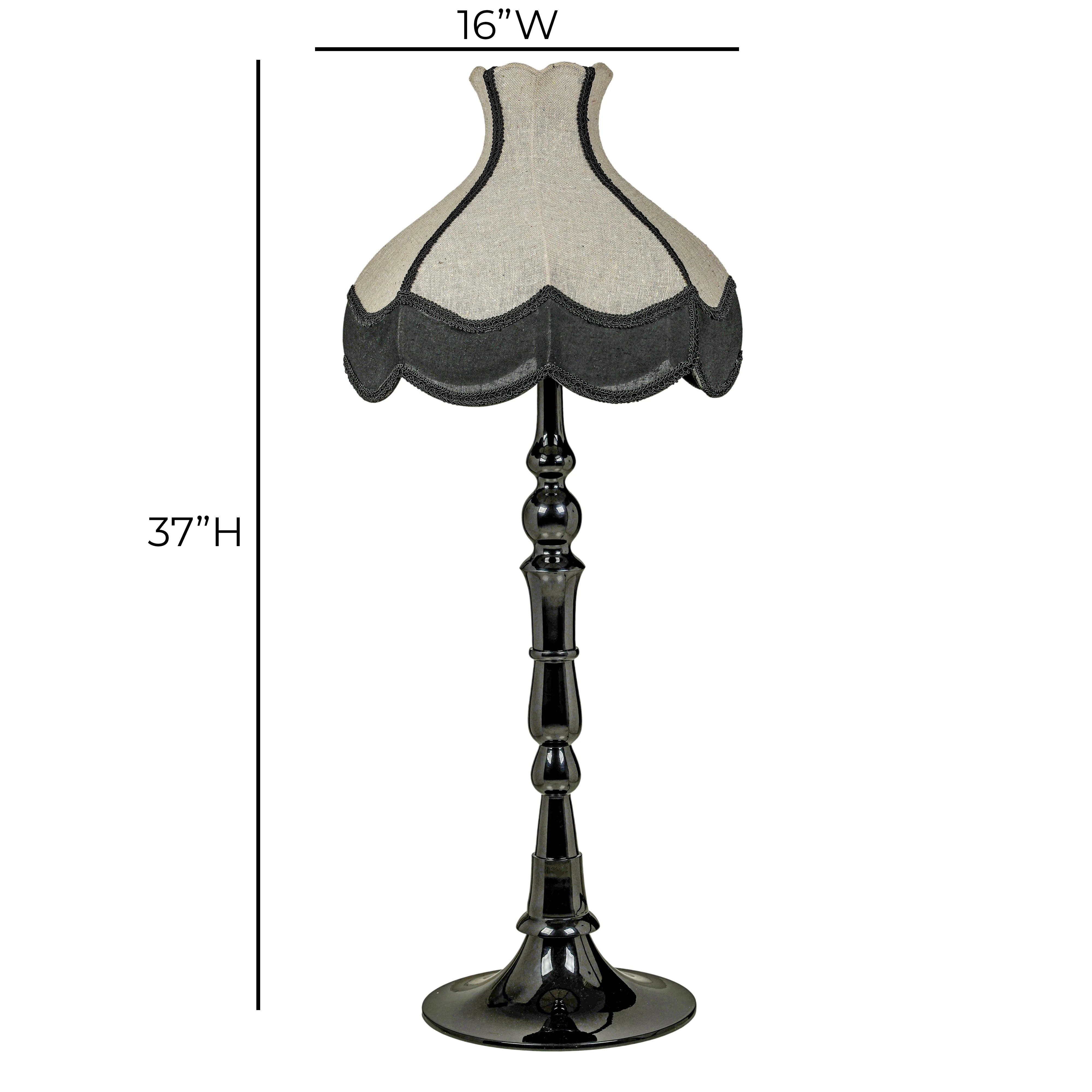 Buchanan Black Aluminum Table Lamp