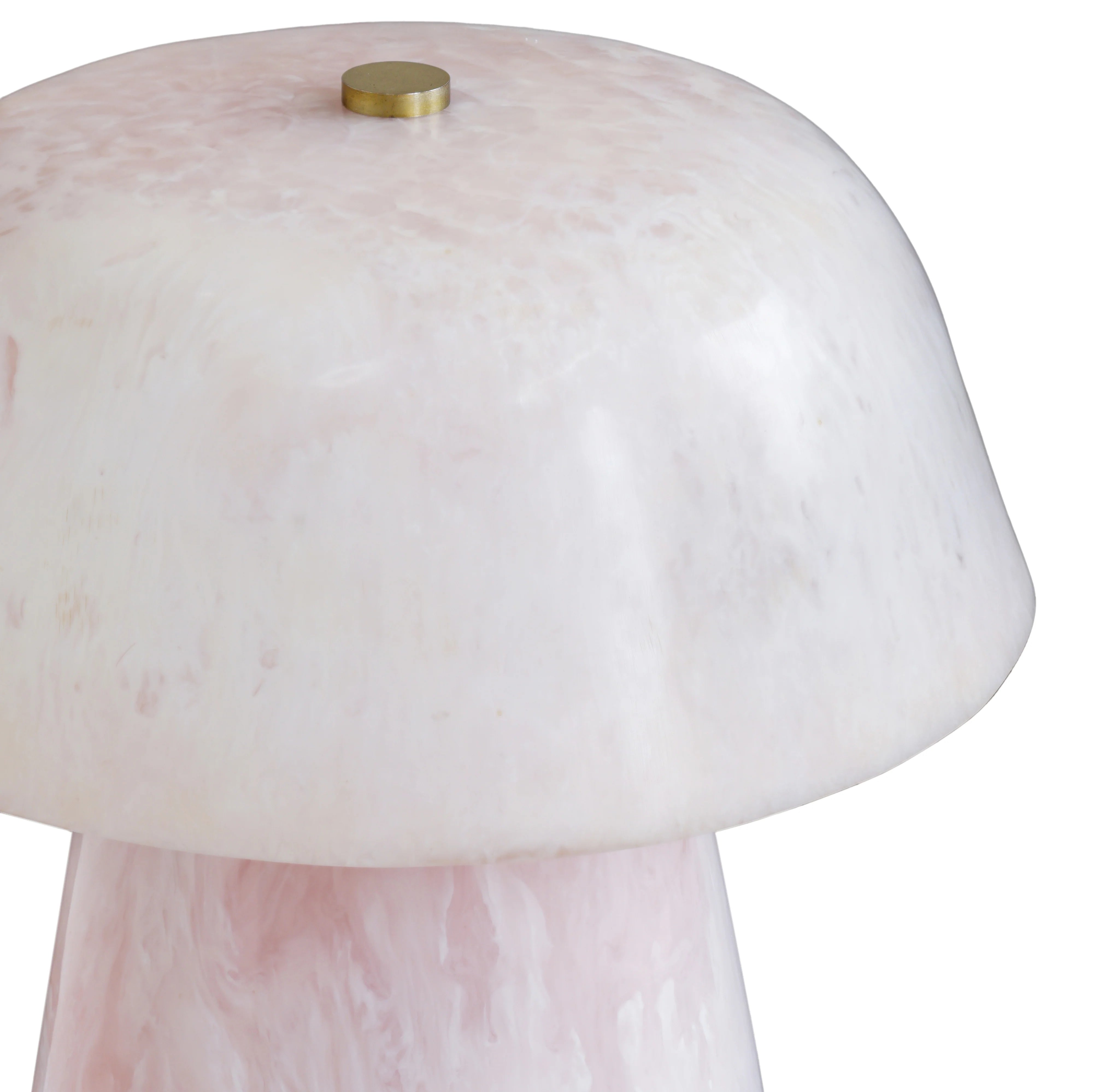Pouty Pink Resin Table Lamp