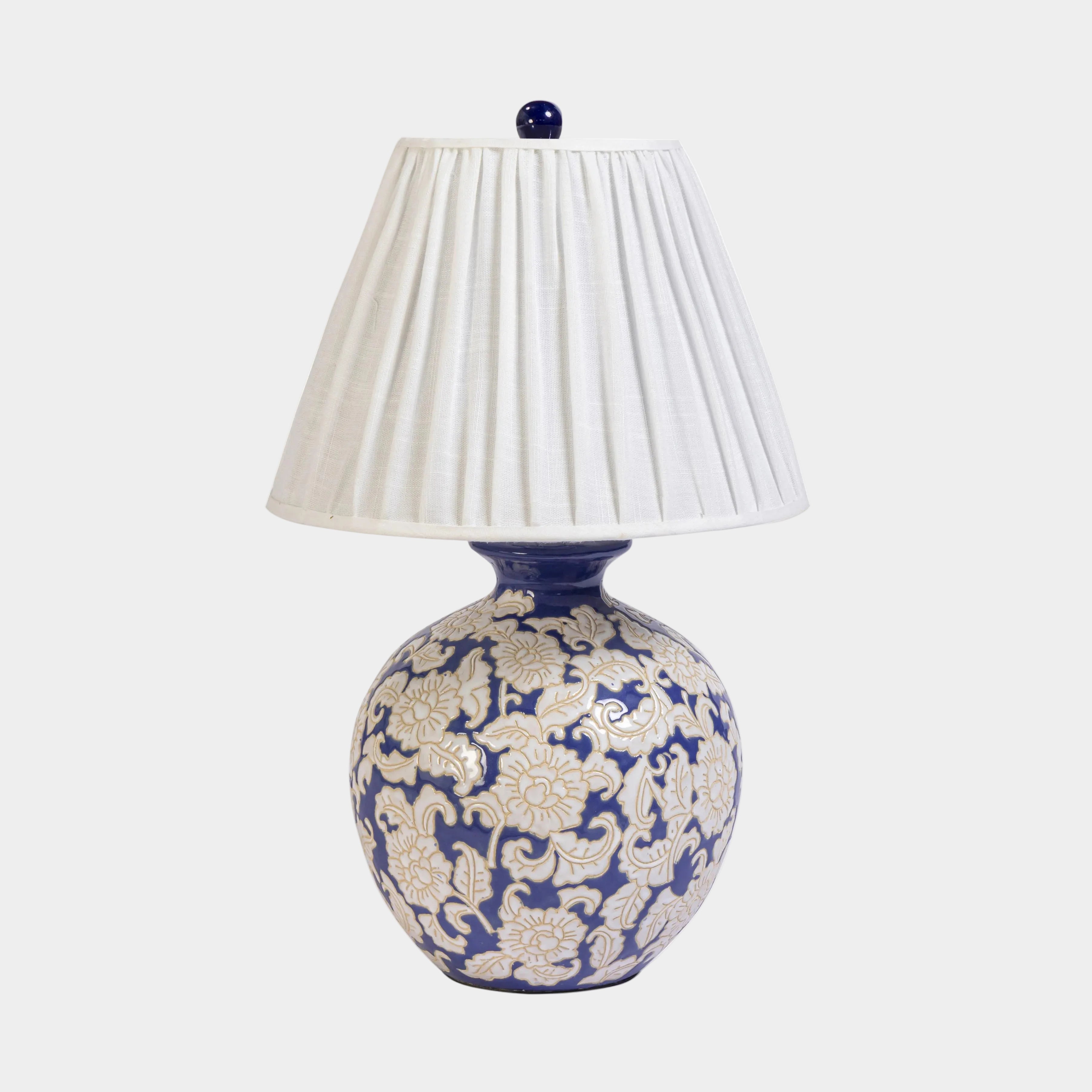 Diana Blue & White Table Lamp