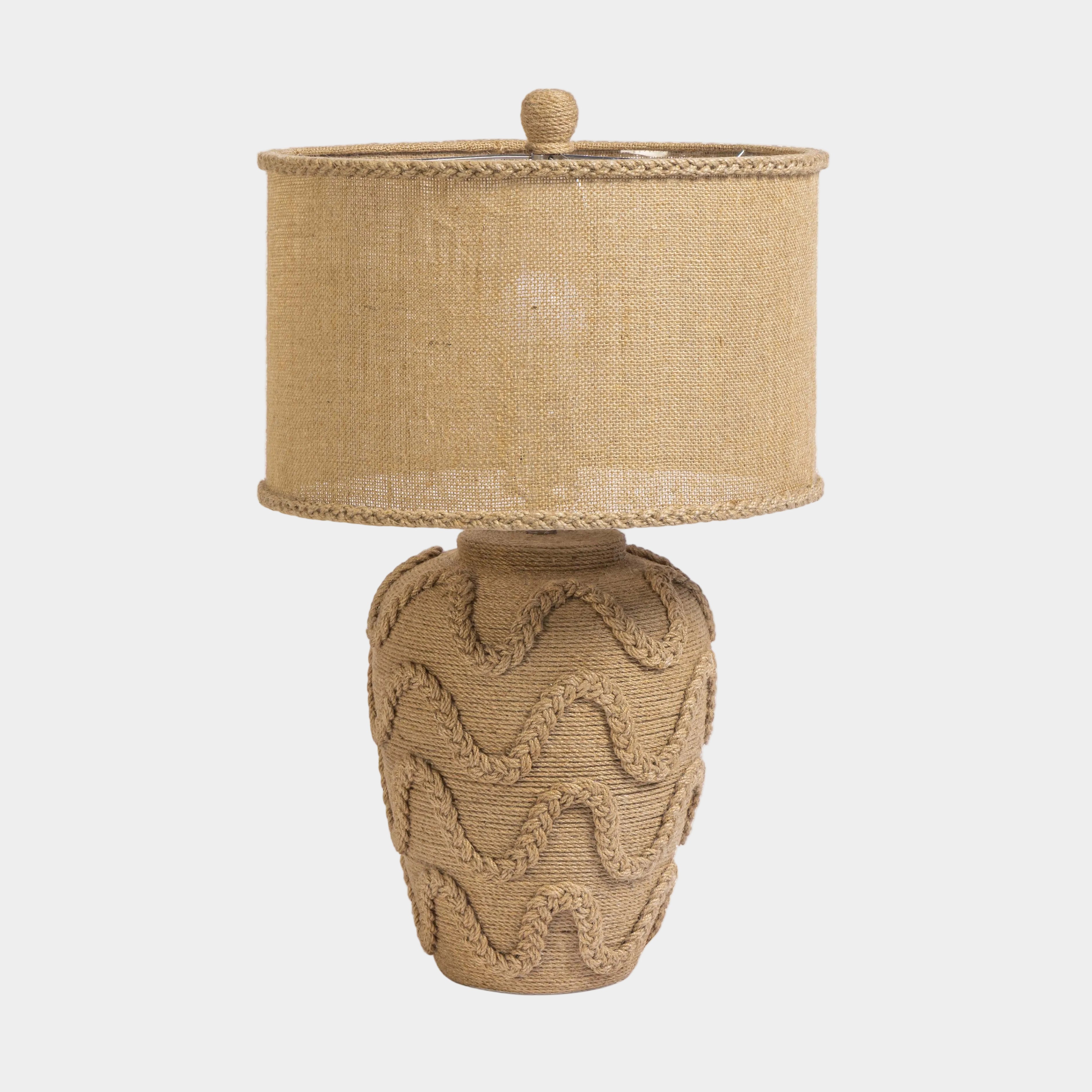 Baha Natural Bamboo Jute Table Lamp