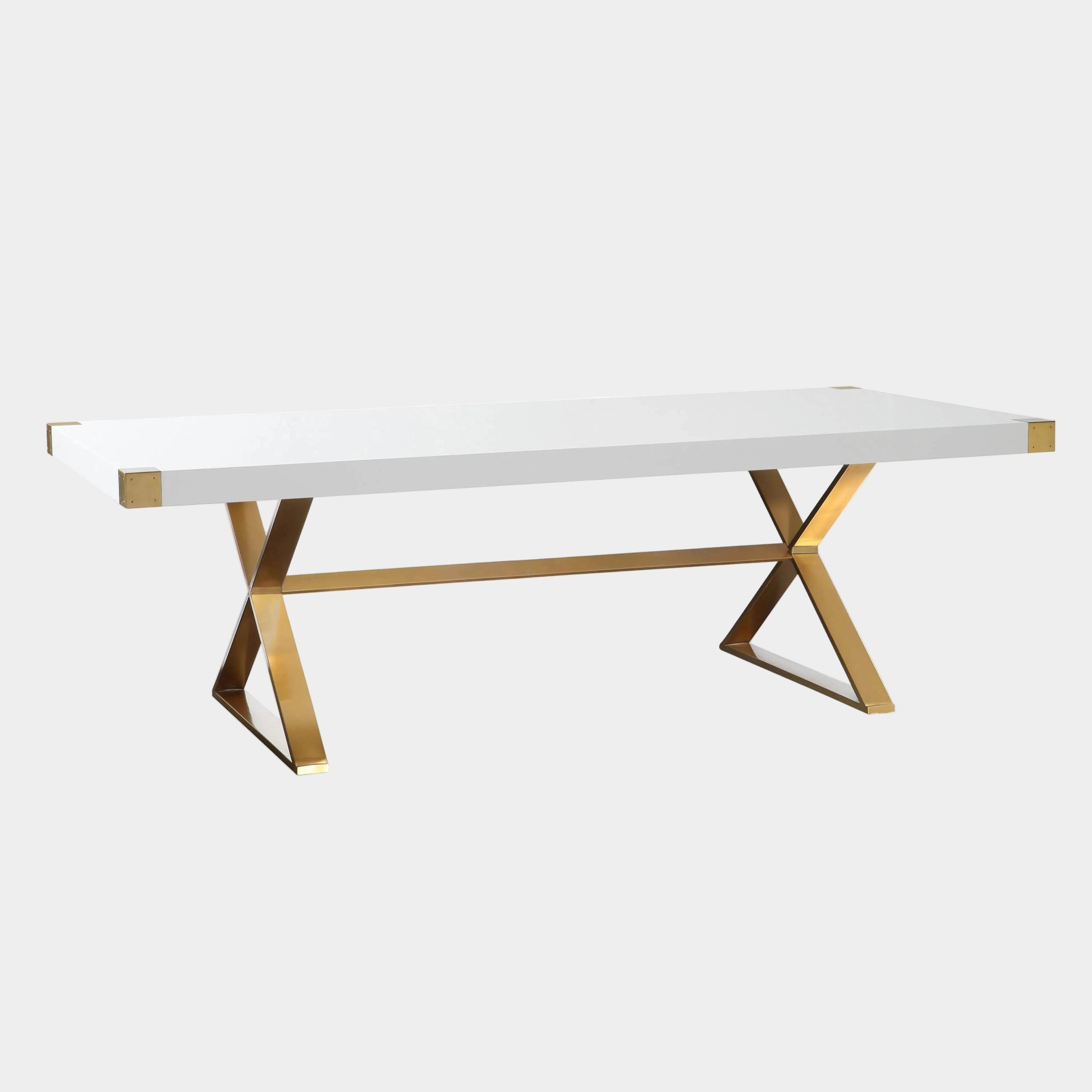 Adeline 95" Lacquer Rectangular Dining Table