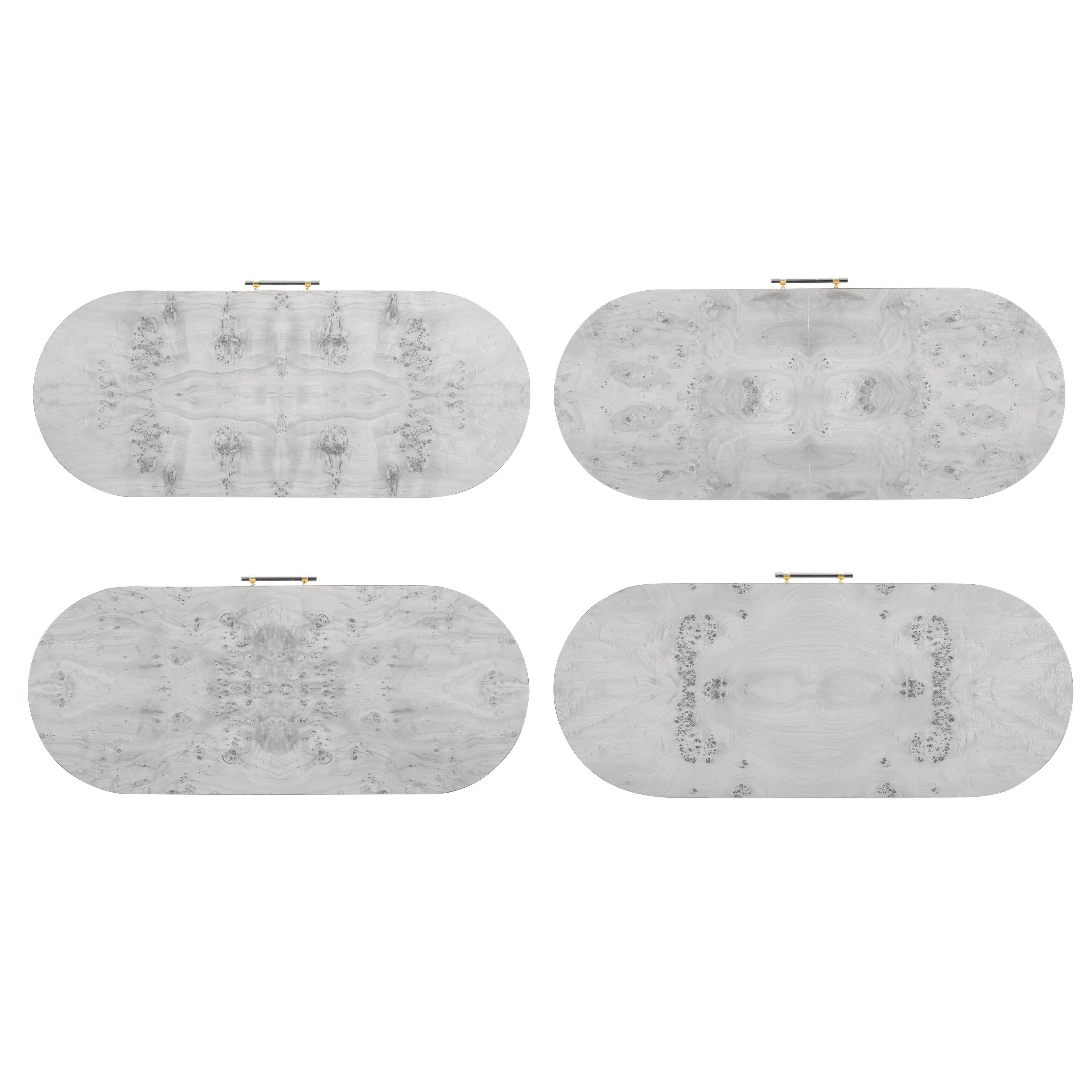 Brandyss 48" Burl 2-Drawer Work Desk