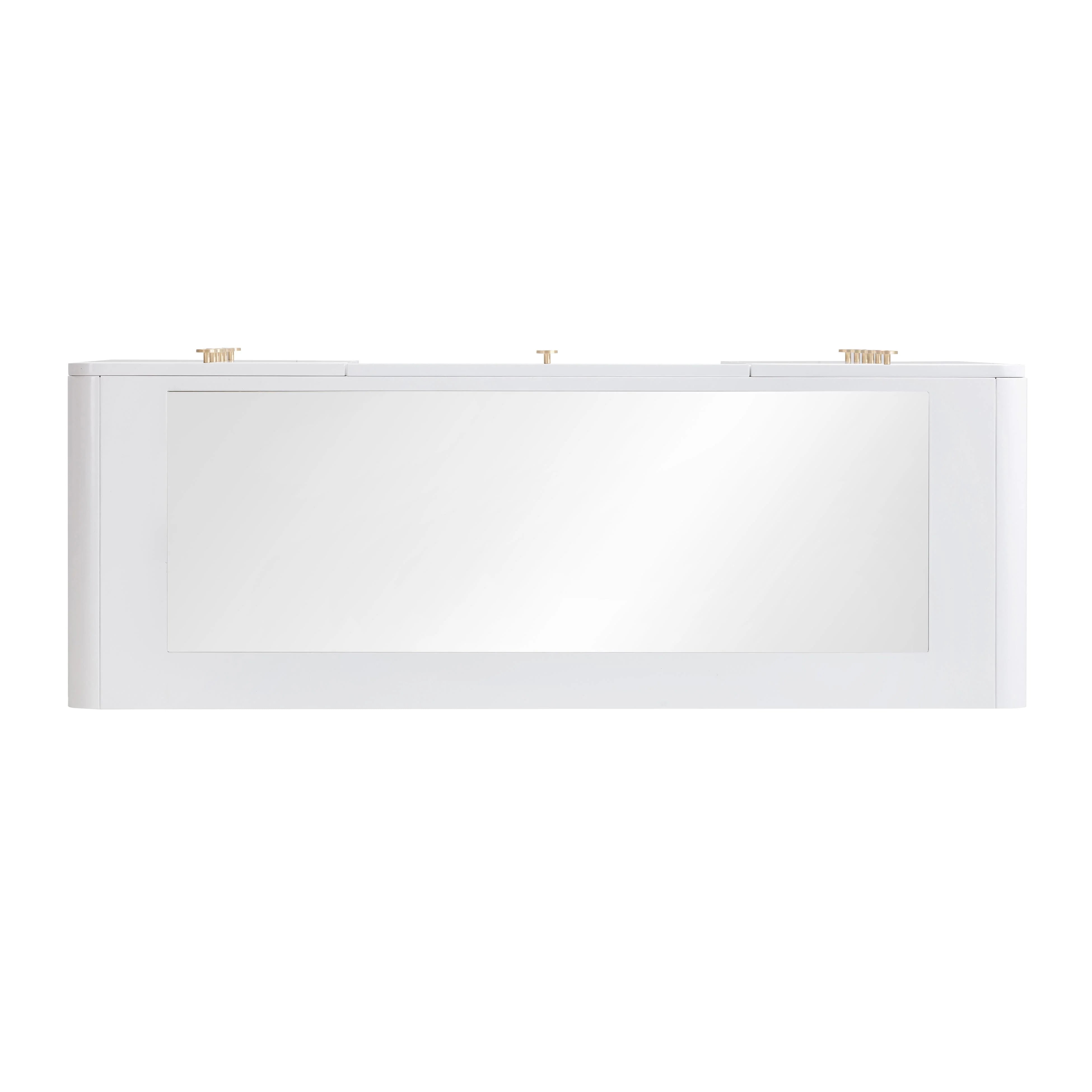 Hollywood 56" White 13-Drawer Vanity Desk