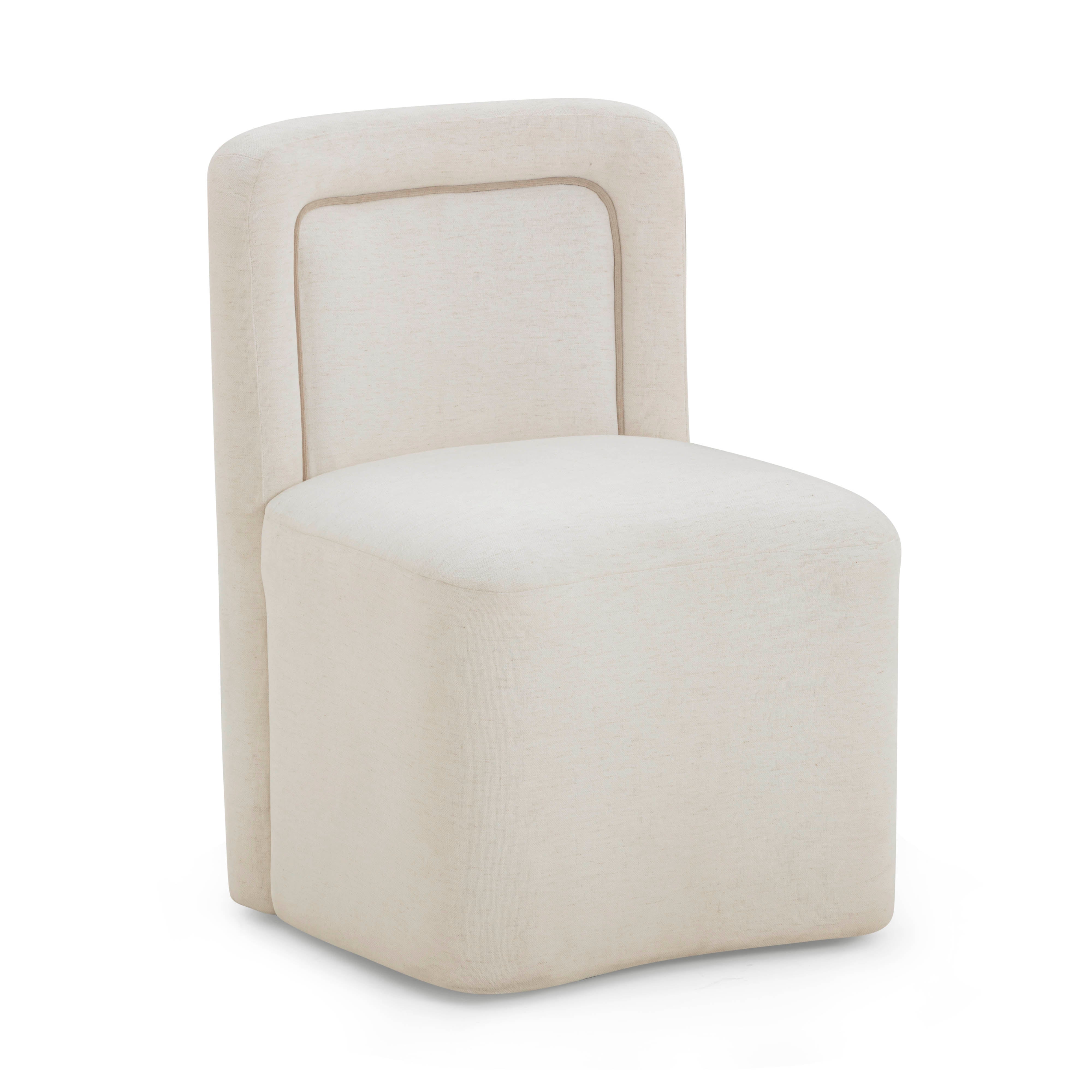 Dolce Performance Velvet Rolling Desk Chair