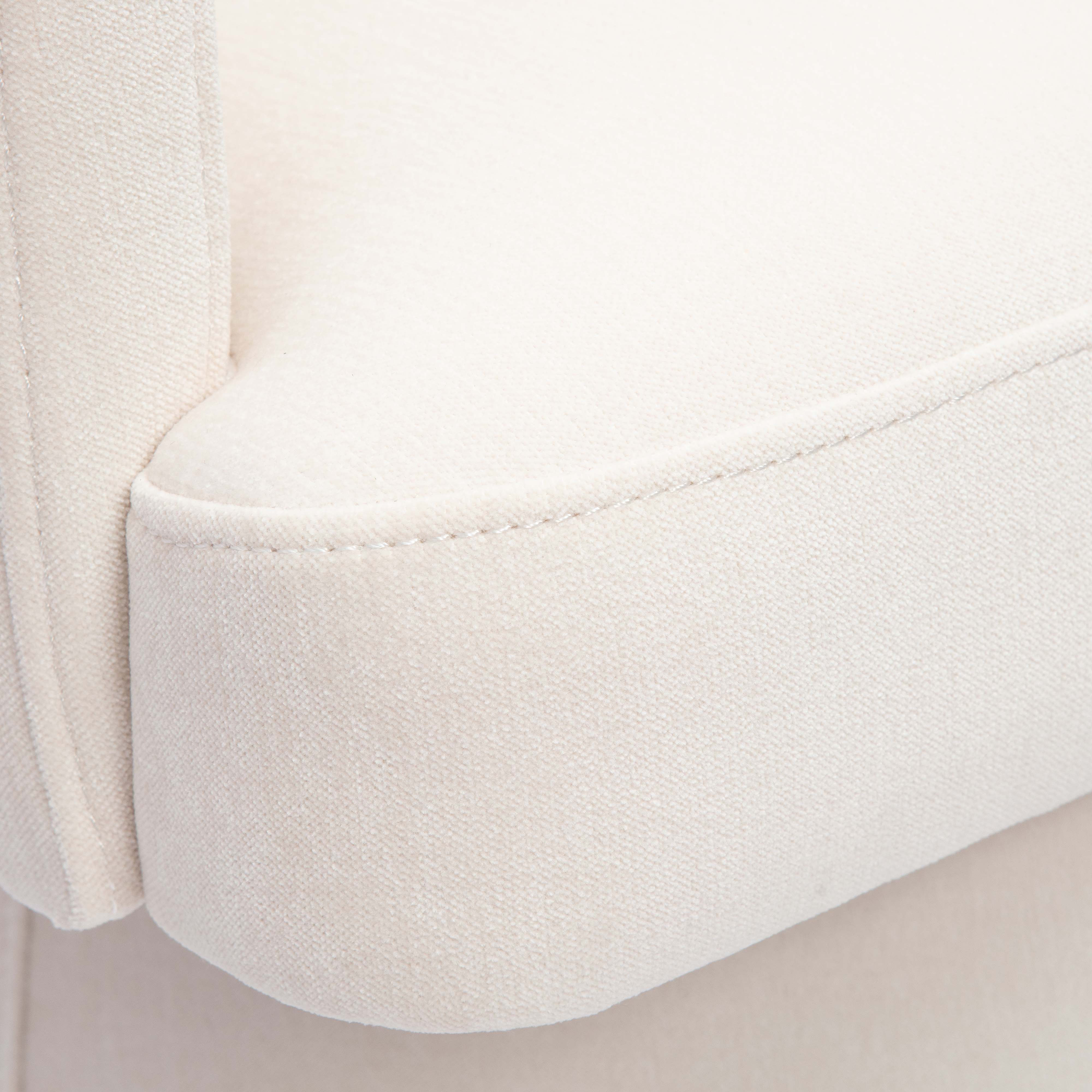 Chaise de bureau roulante en chenille recyclée Kristen Light