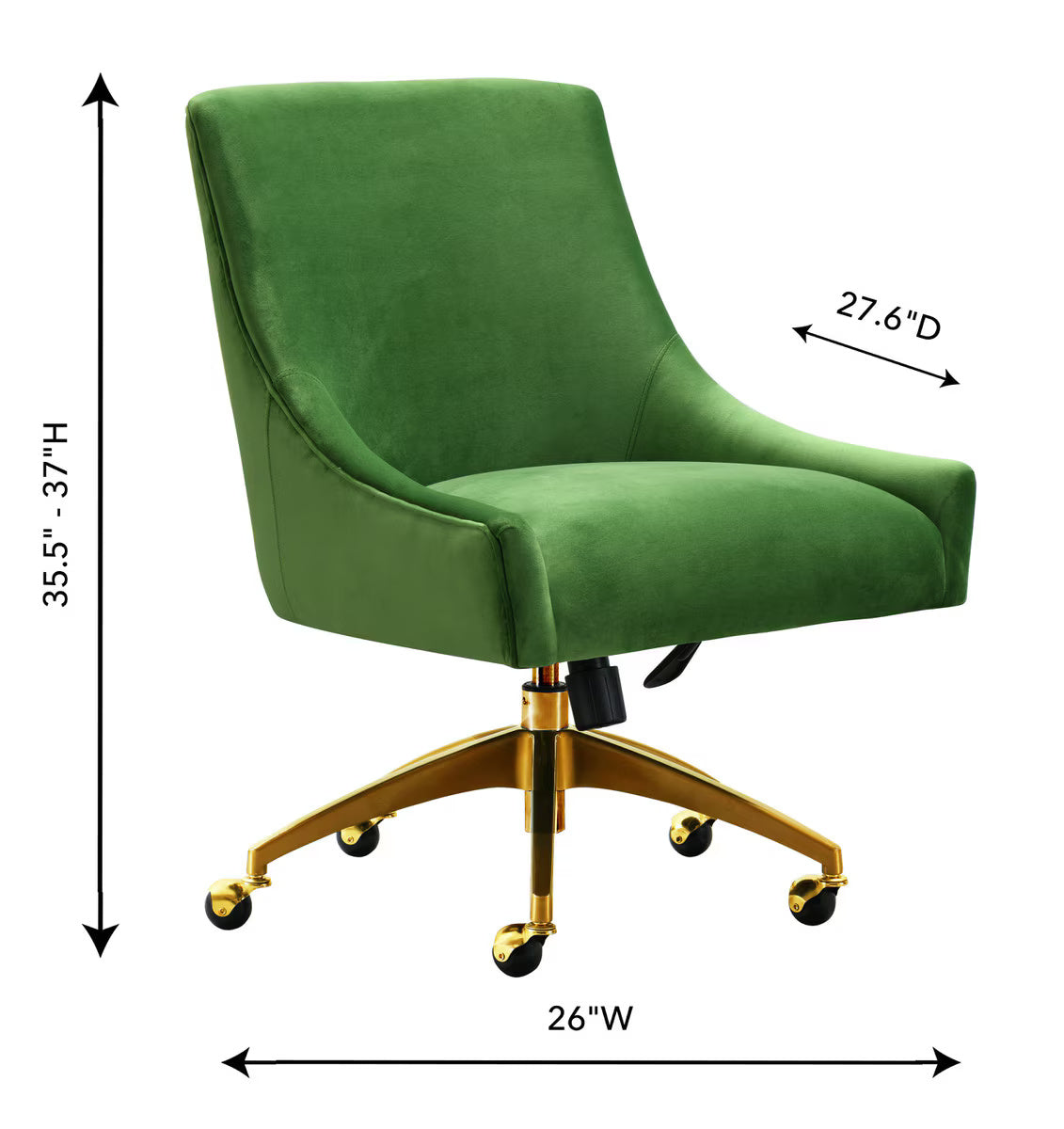 Beatrix Green Office Swivel Chair