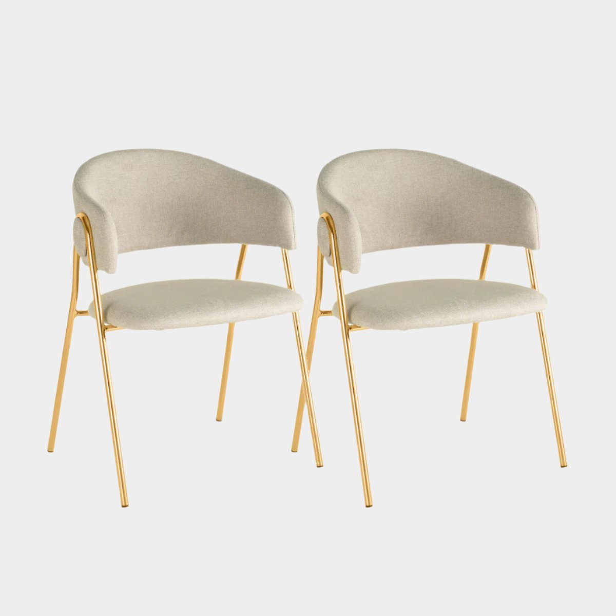 Lara Cream Dining Chair - Set of 2