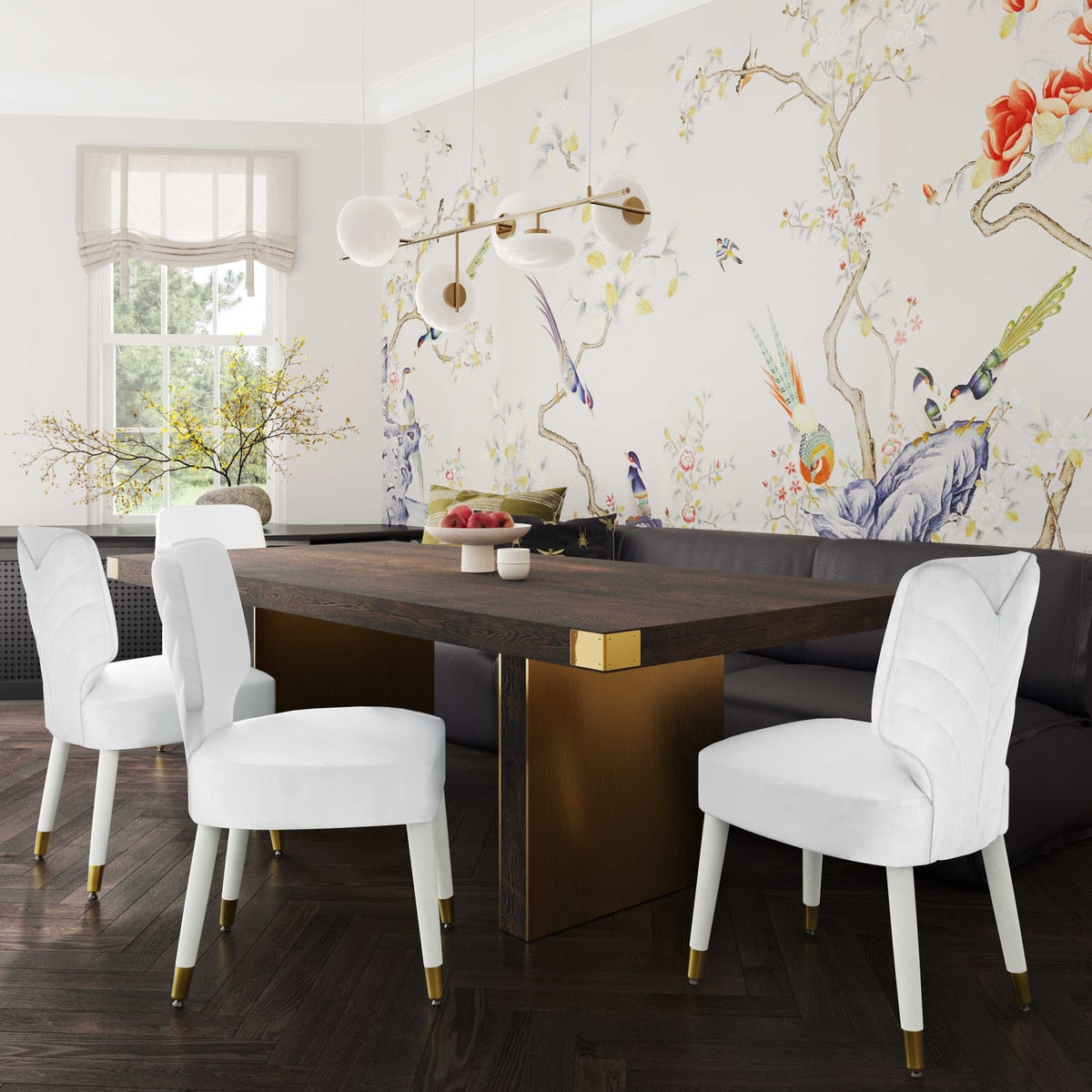 Selena Cream Ash Dining Table by Inspire Me! Home Decor