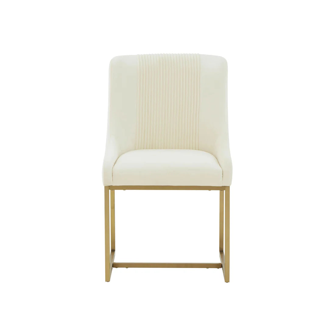 Lisa Pleated Velvet Dining Chair