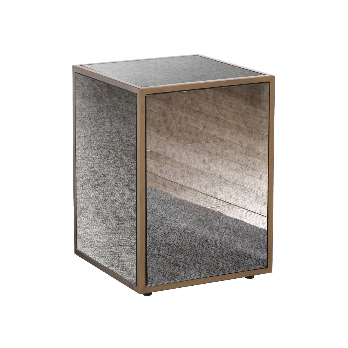 LANA MIRRORED SIDE TABLE