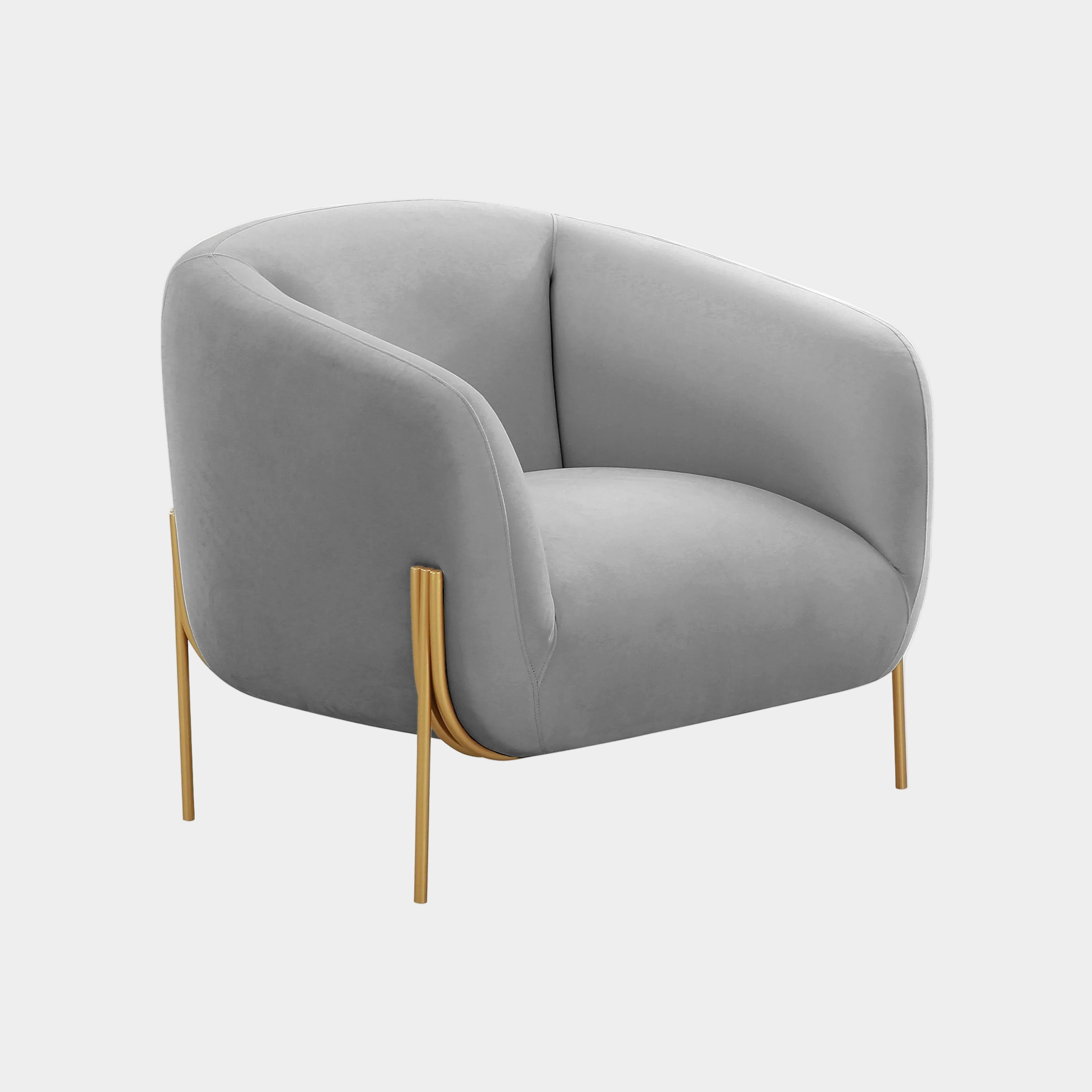 Kandra Performance Velvet Accent Chair