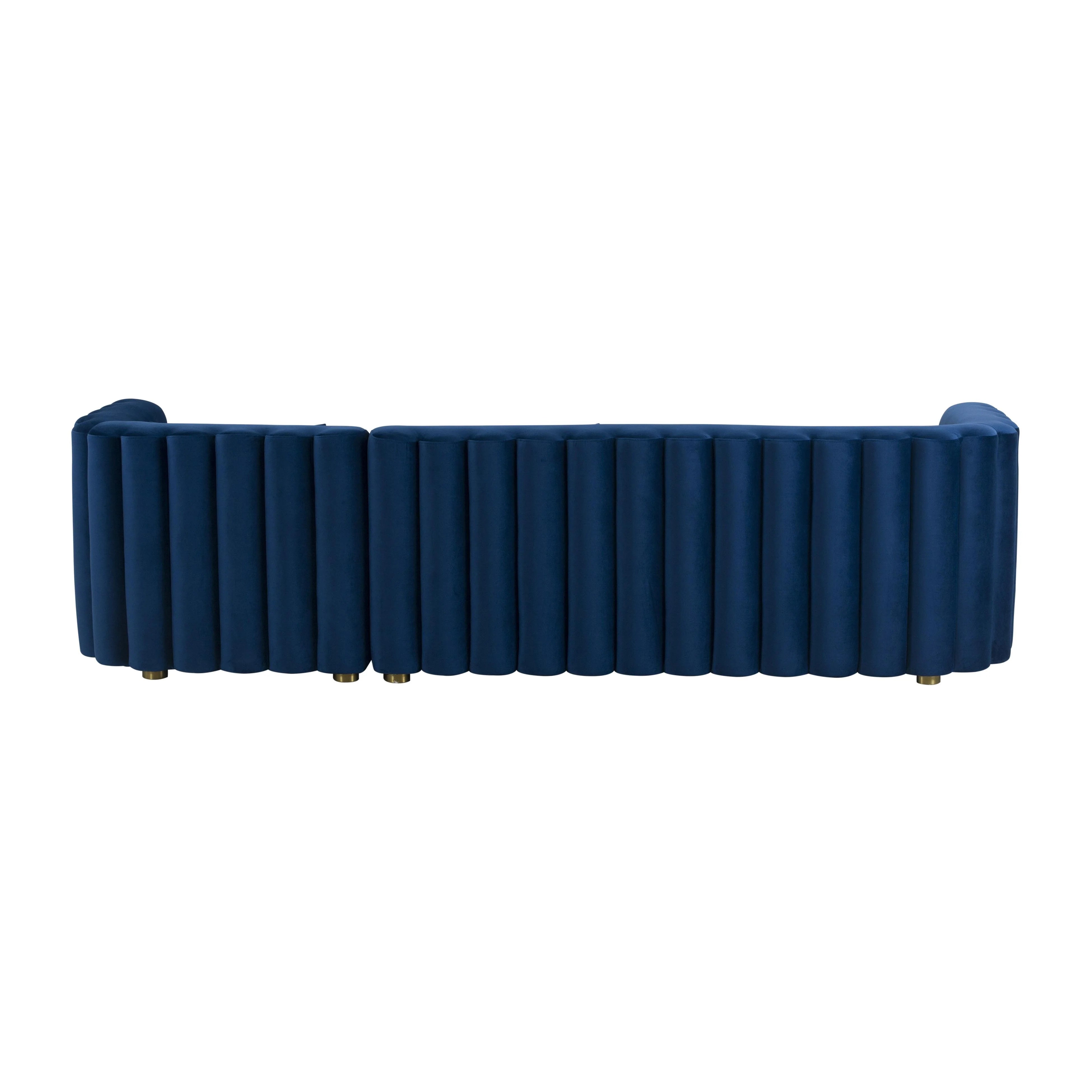 Callie 2-Piece Performance Velvet L-Shaped Sectional