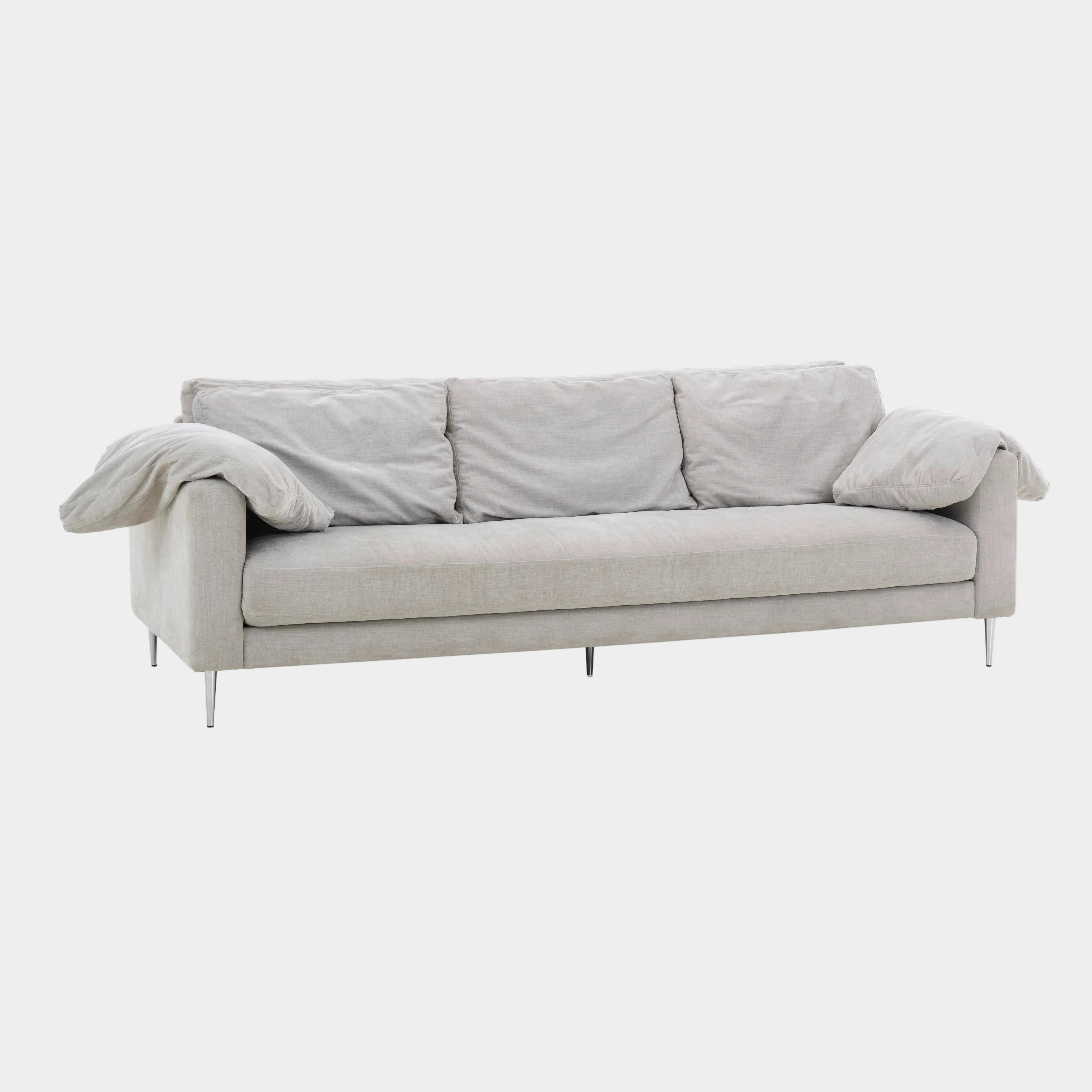 Vari 90" Textured Performance Velvet Lounge Sofa