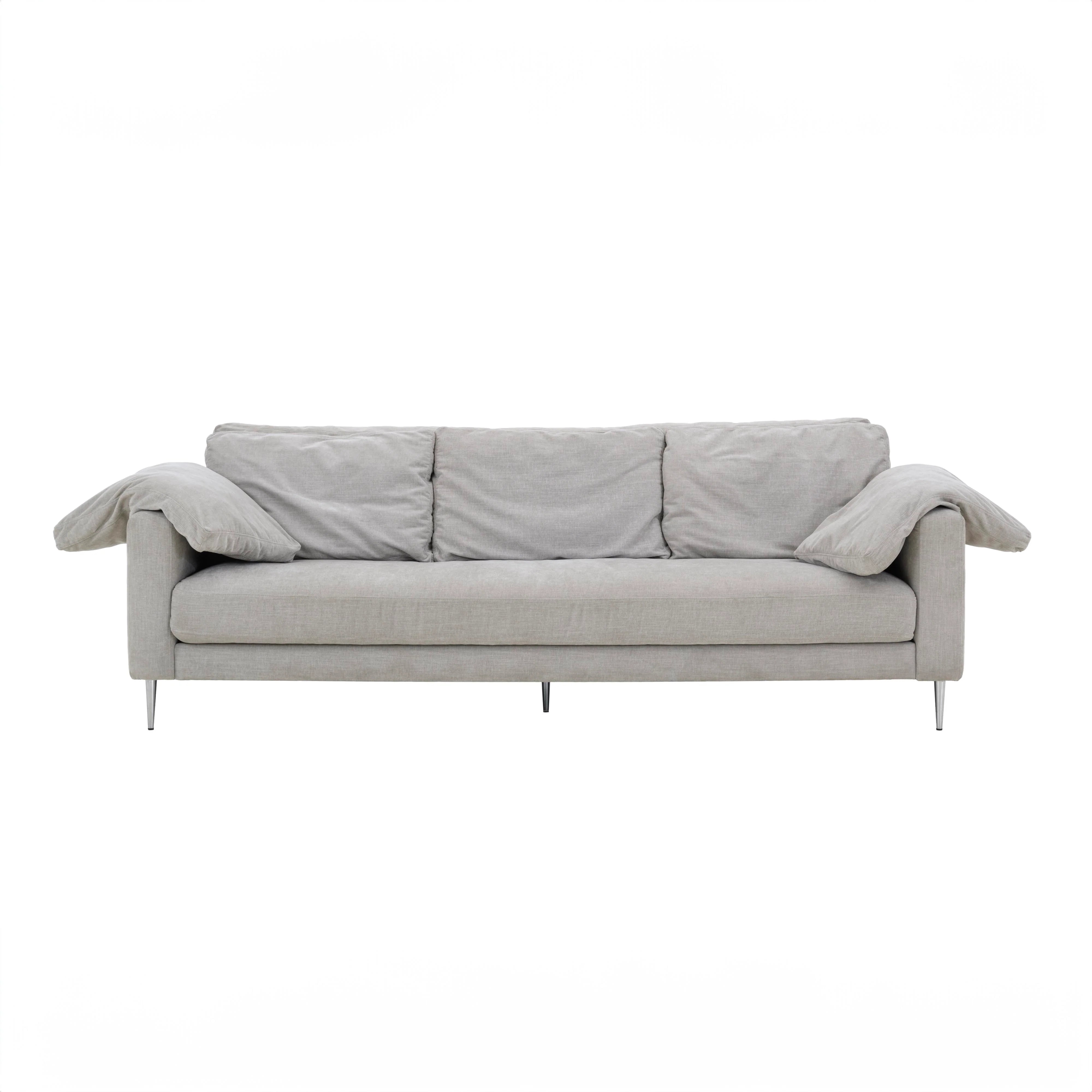 Vari 90" Textured Performance Velvet Lounge Sofa