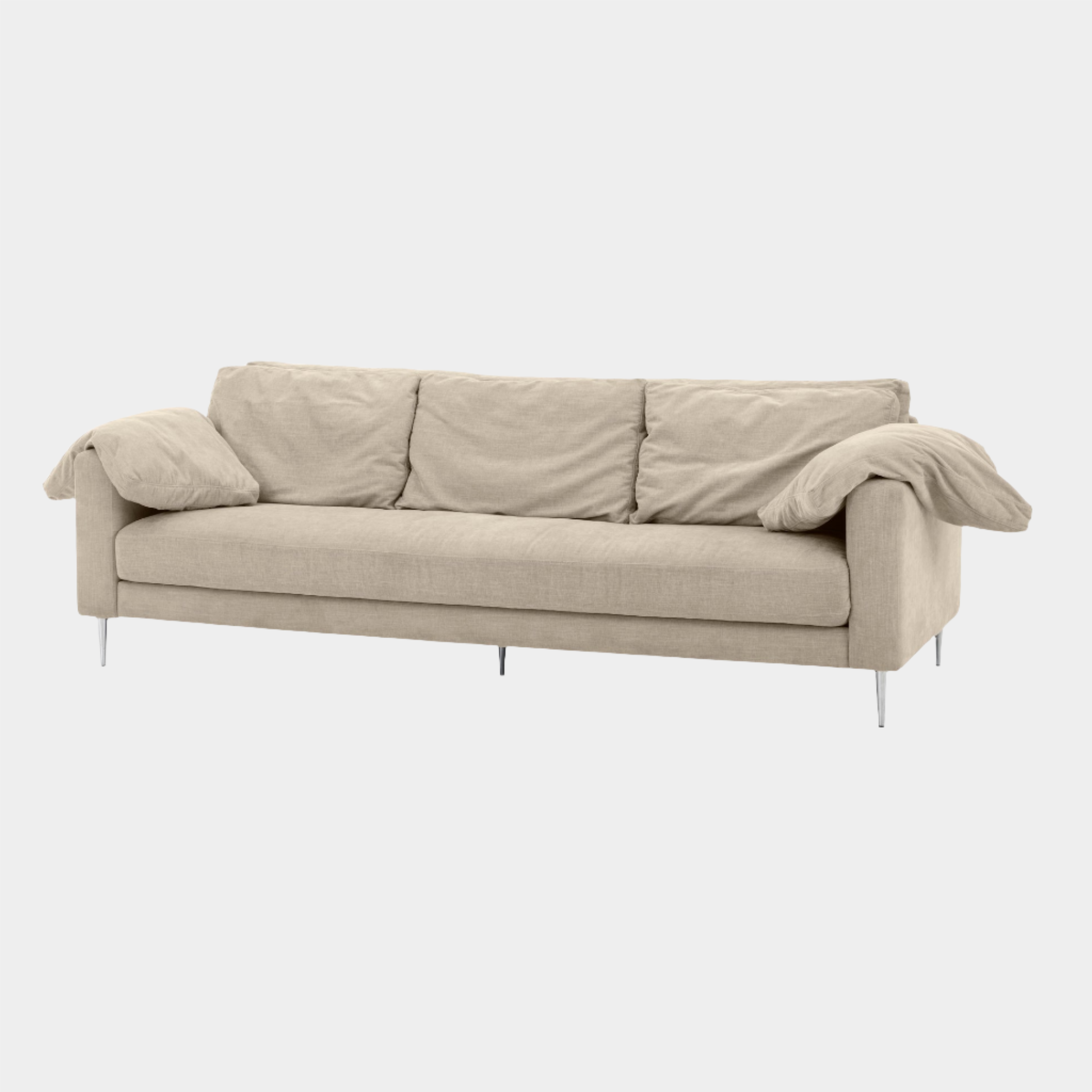 Vari Textured Velvet Lounge Sofa