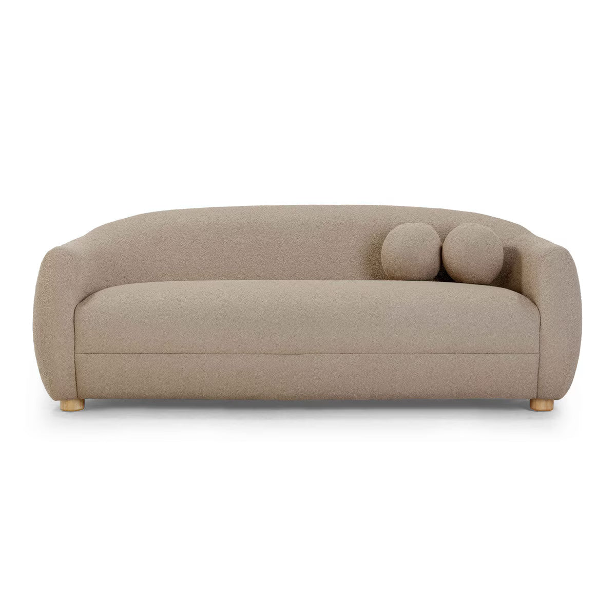 Judy Light Brown Boucle Sofa