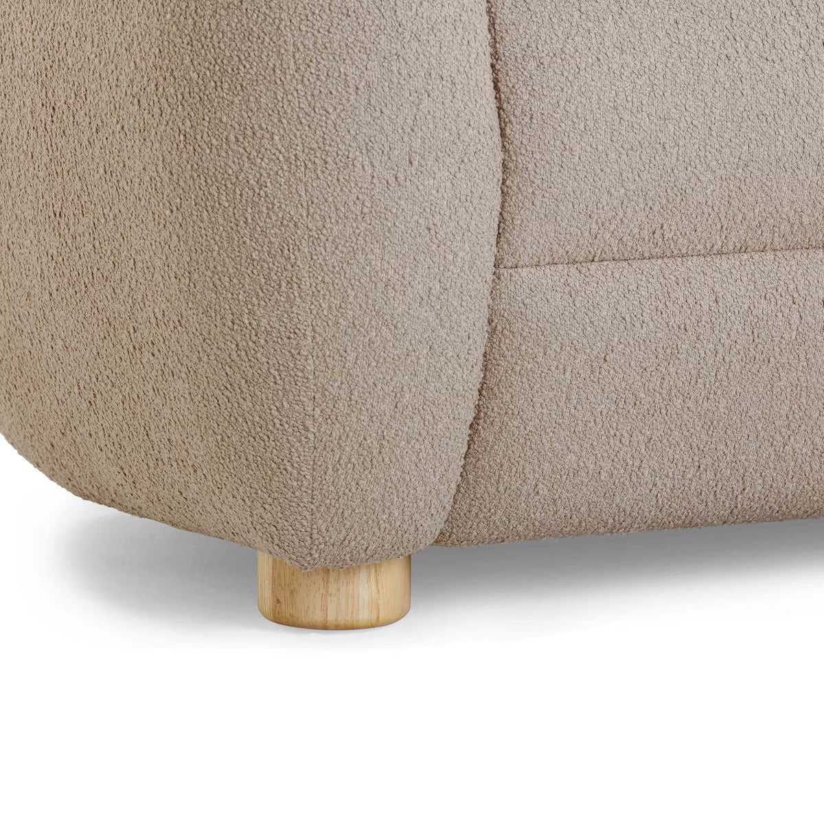 Judy Light Brown Boucle Sofa