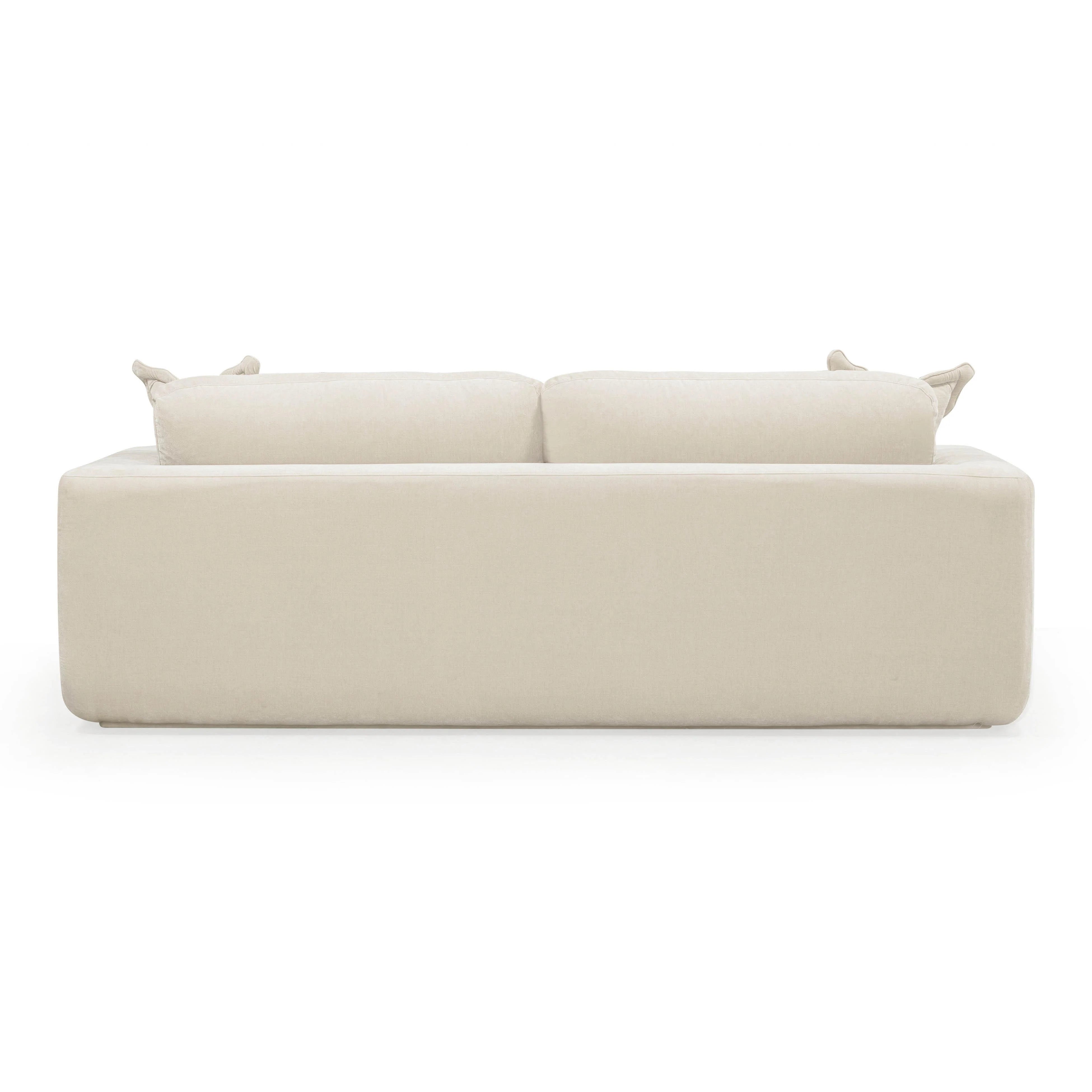 Miri 90.5" Upcycled Contract-Grade Washed Velvet Sofa
