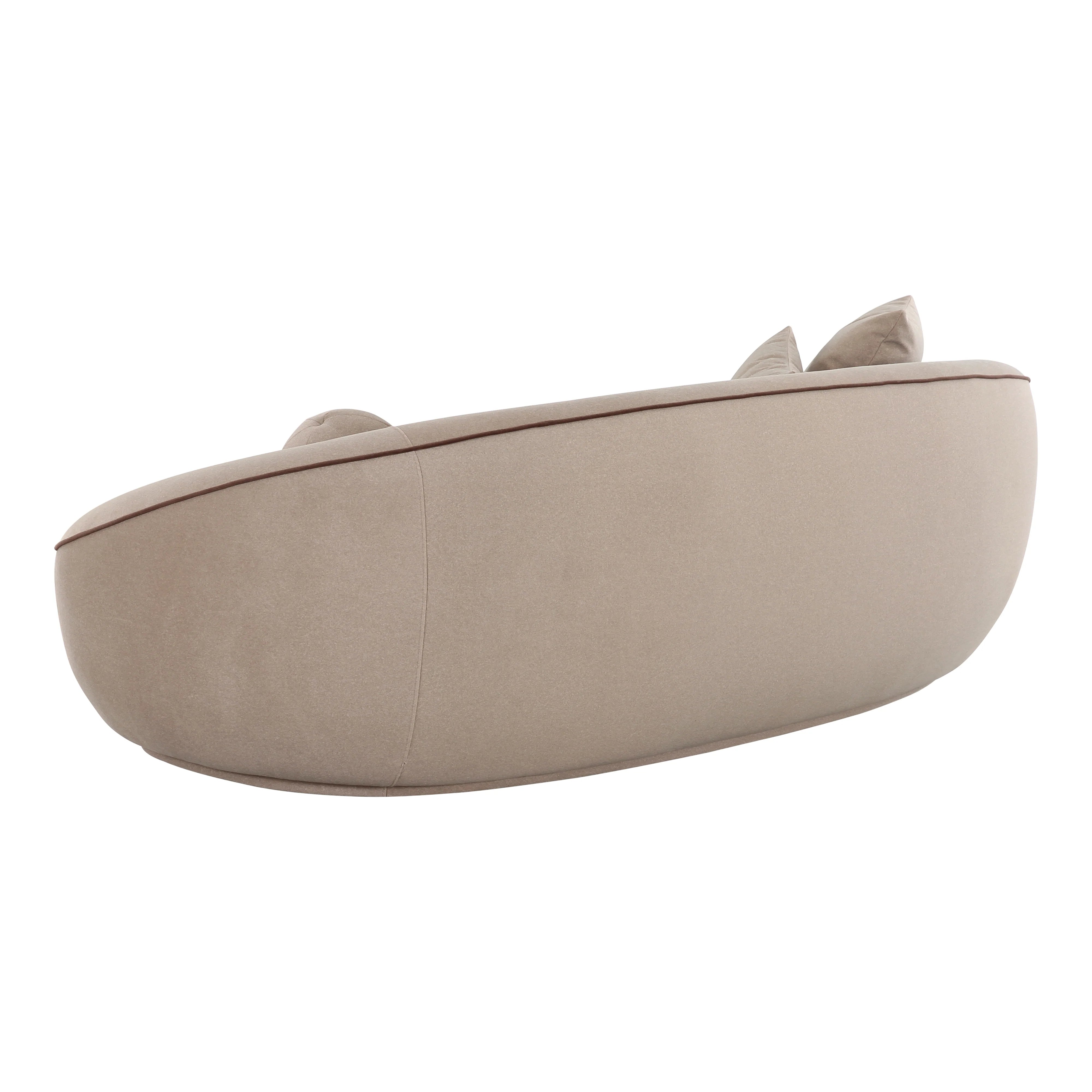 Jenny 98.5" Taupe Performance Faux Mohair Sofa