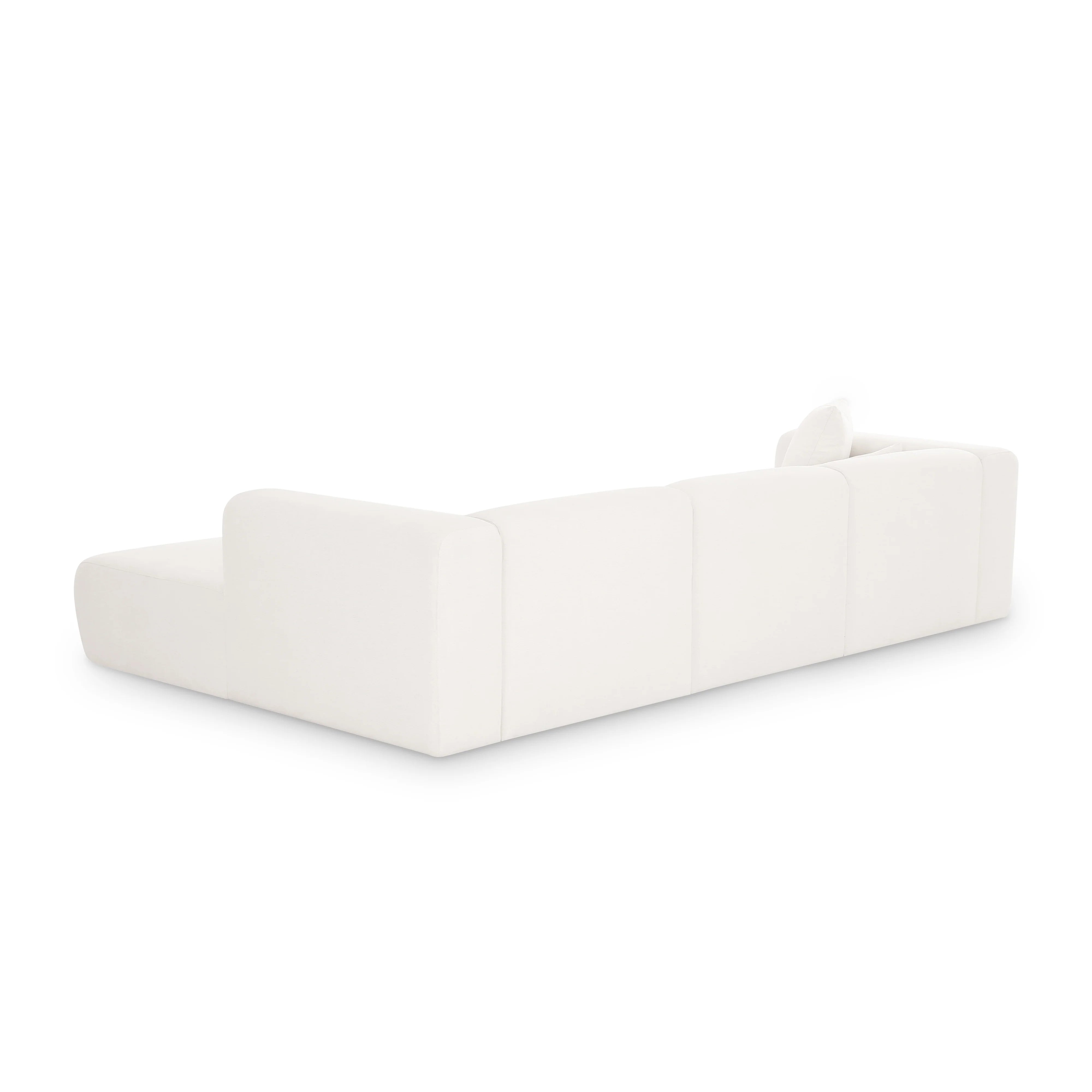 Tarra 3-Piece Cream Performance Chenille Modular Sectional