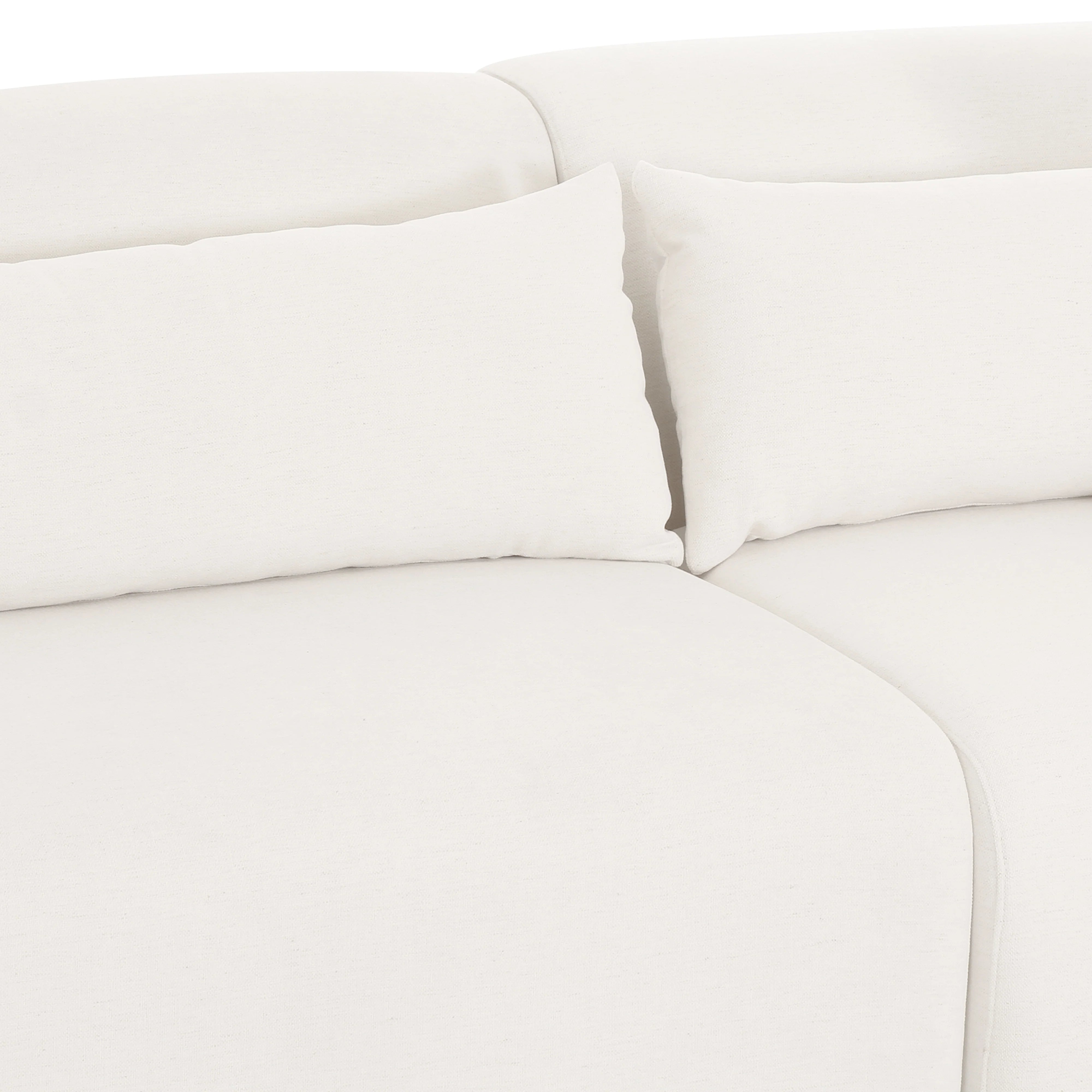 Tarra 3-Piece Cream Performance Chenille Modular Sectional