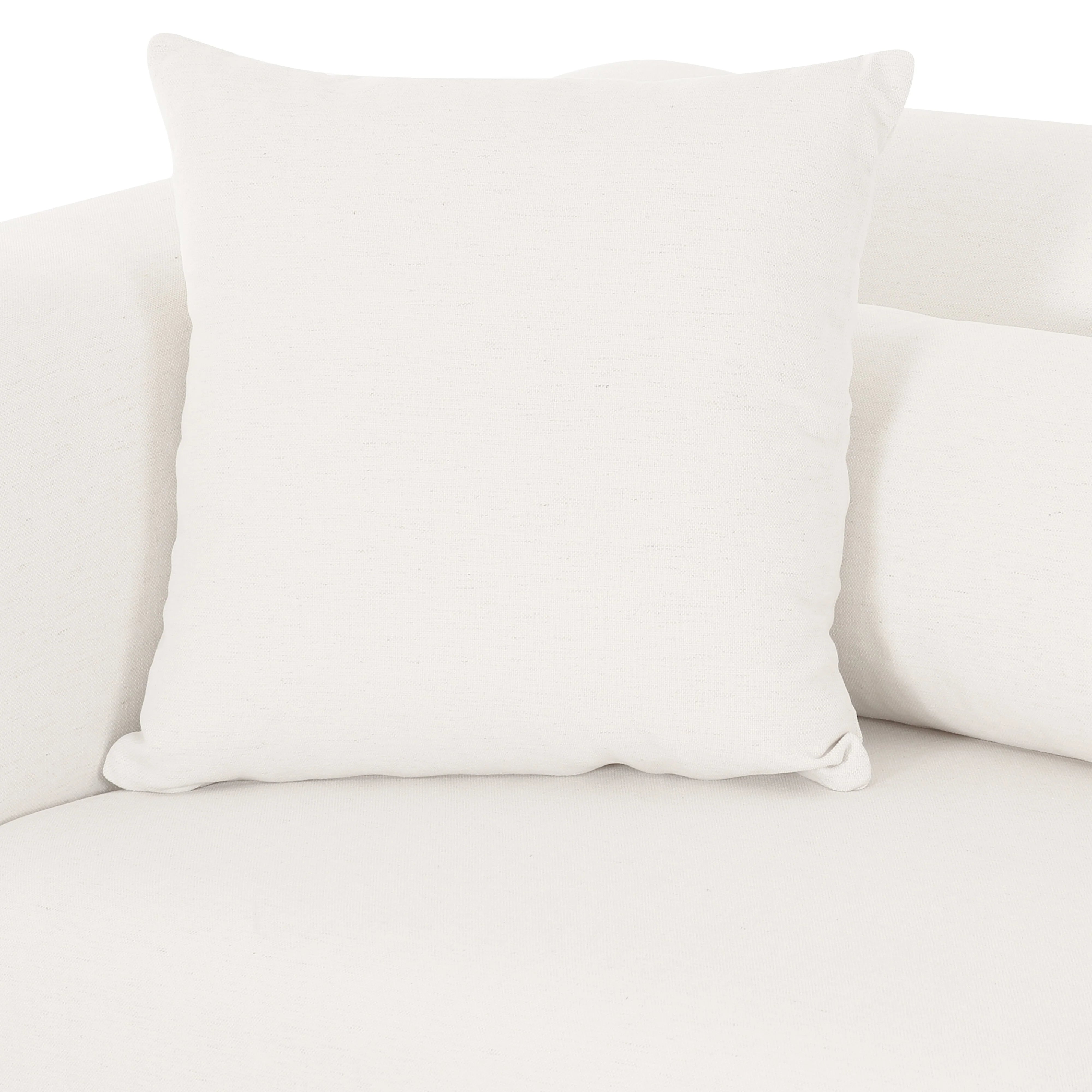 Tarra Cream Performance Chenille Modular Corner Chair