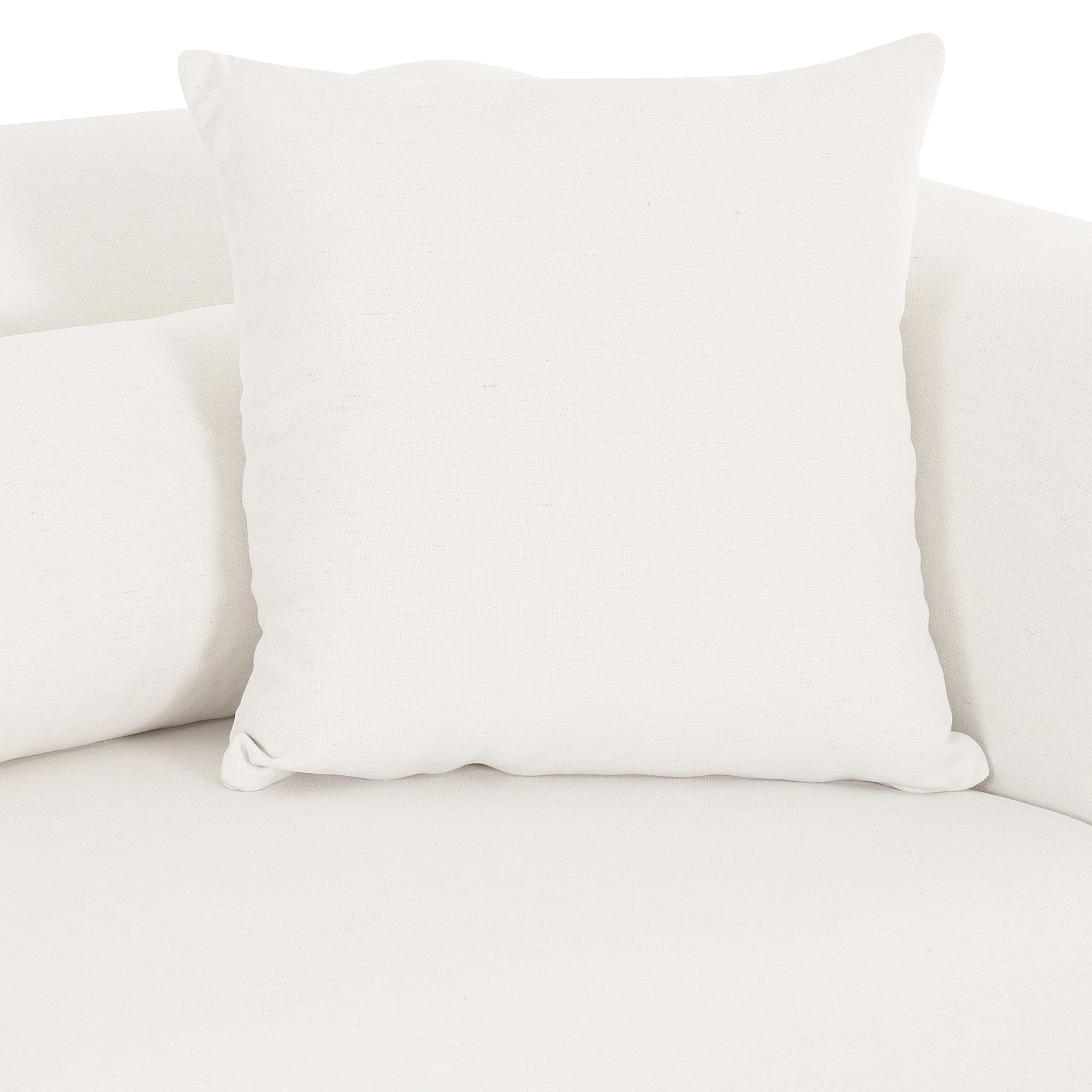 Tarra Cream Performance Chenille Modular Corner Chair