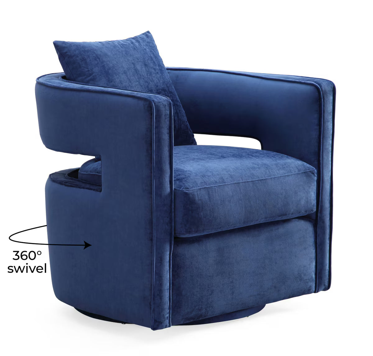 Chaise pivotante Kennedy Navy 