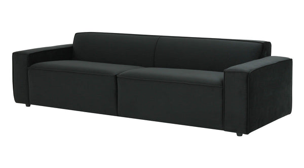 Olafur Black Velvet Sofa