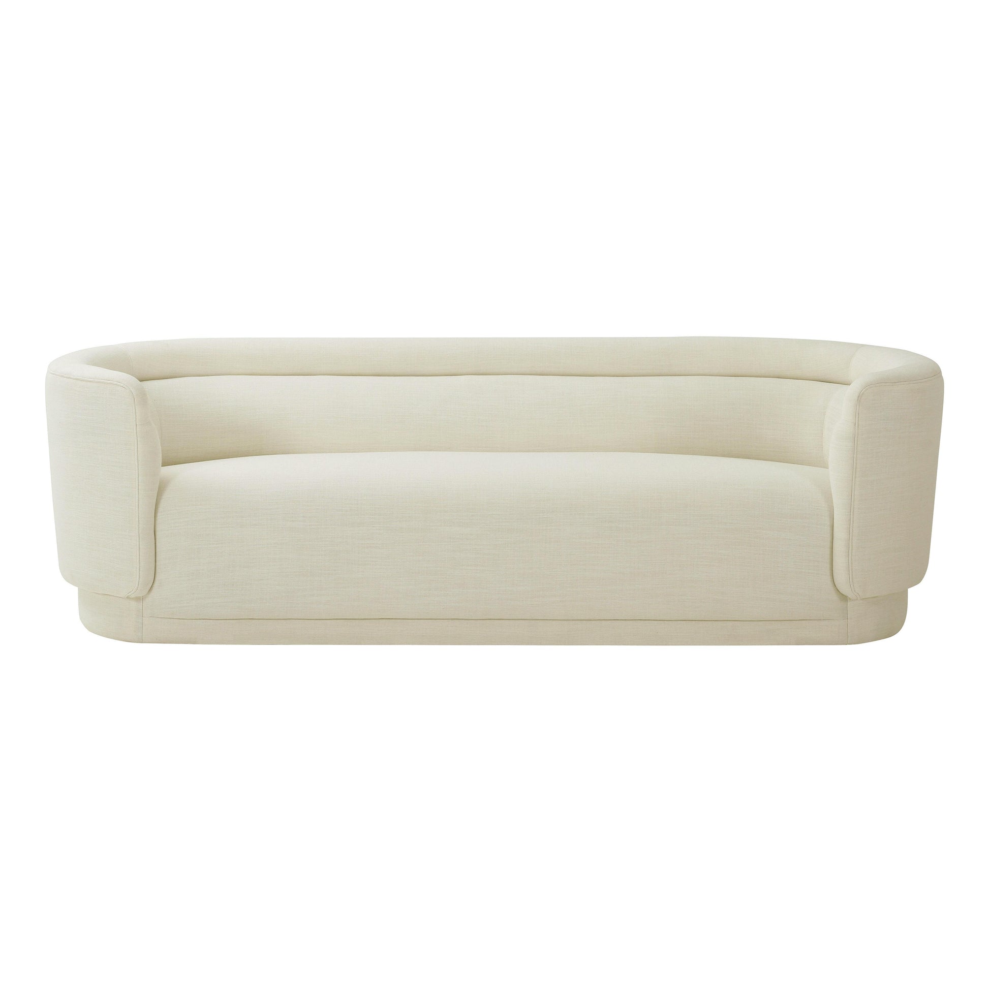 Macie Cream Linen Sofa