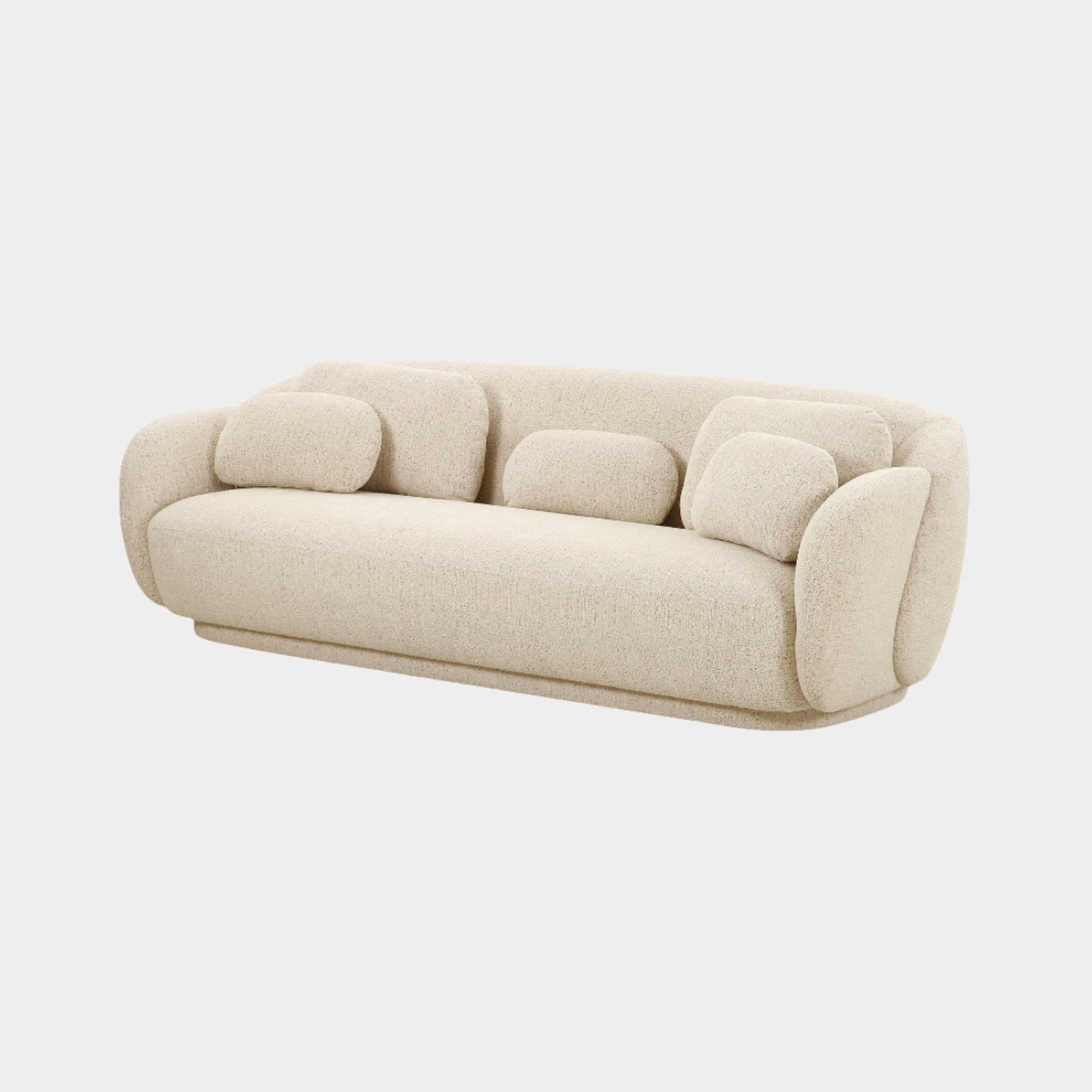 Misty Cream Boucle Sofa