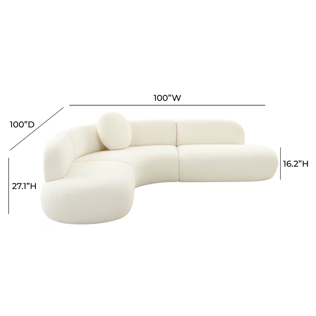 Broohah Upholstered Sectional