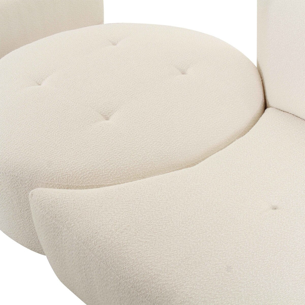 Sectionnel modulaire LAF 4 pièces Fickle Cream Boucle 