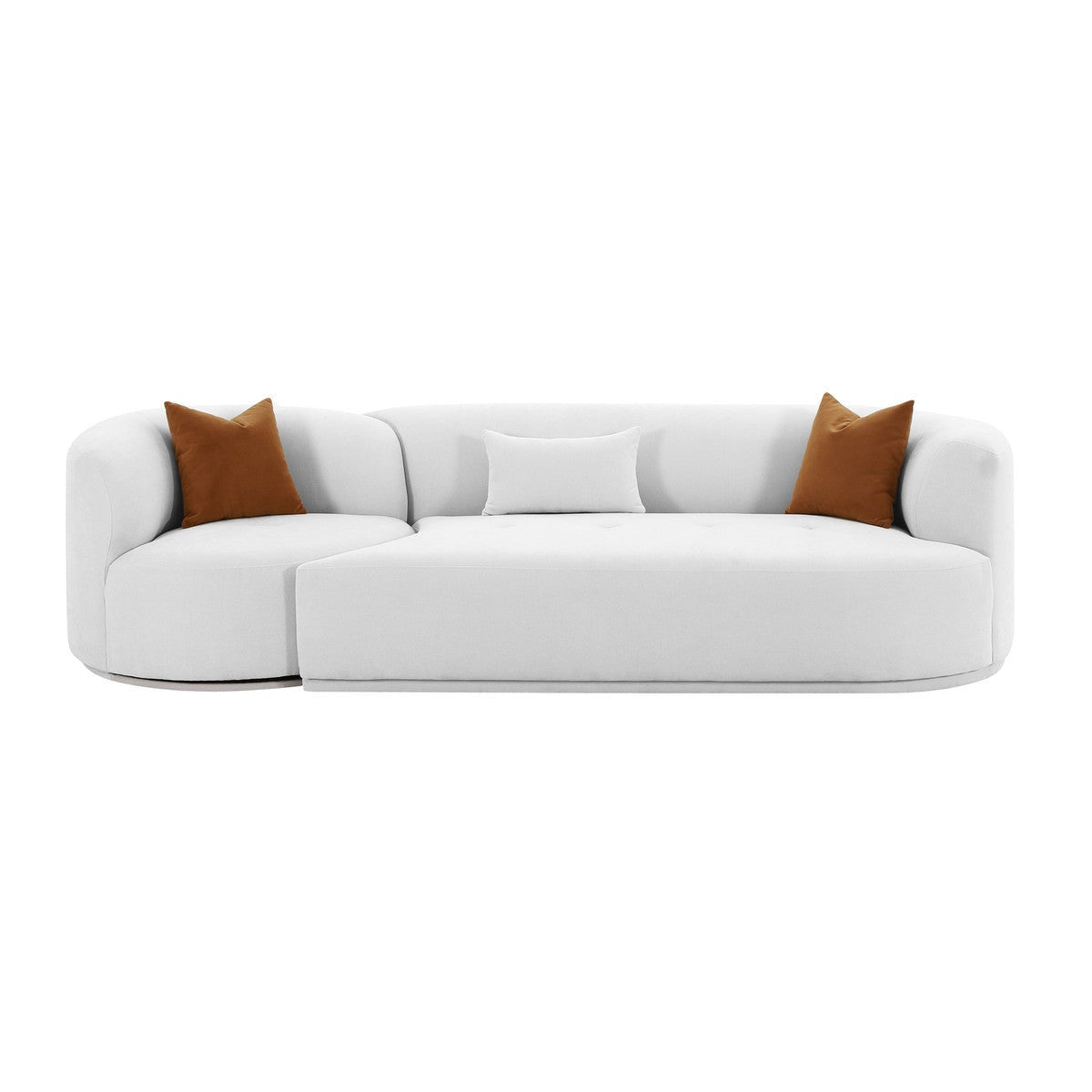 Fickle Grey Velvet 2 - Modular Sofa