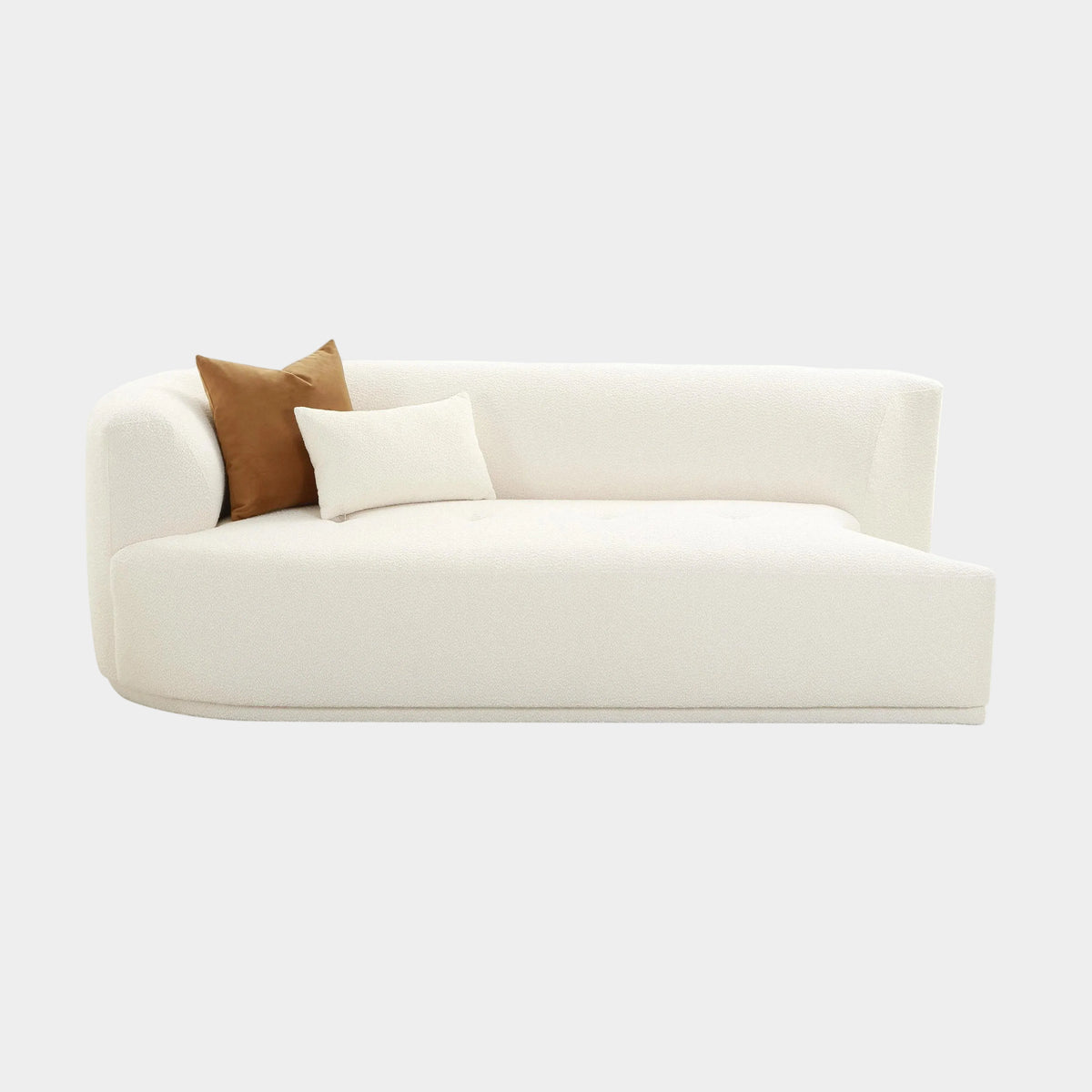 Fickle 82.5" Cream Performance Boucle Modular Loveseat