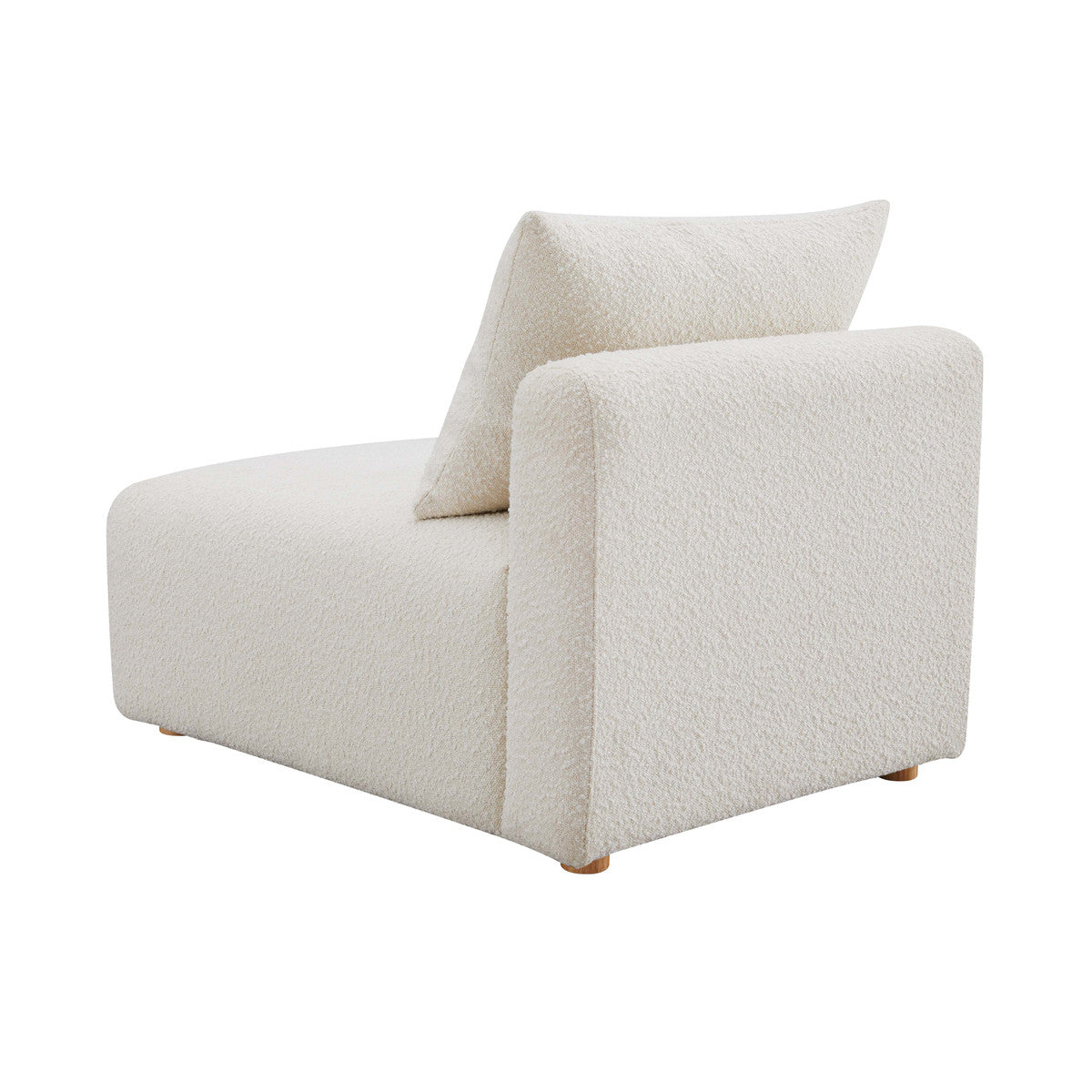 Hangover Cream Modular Armless Chair