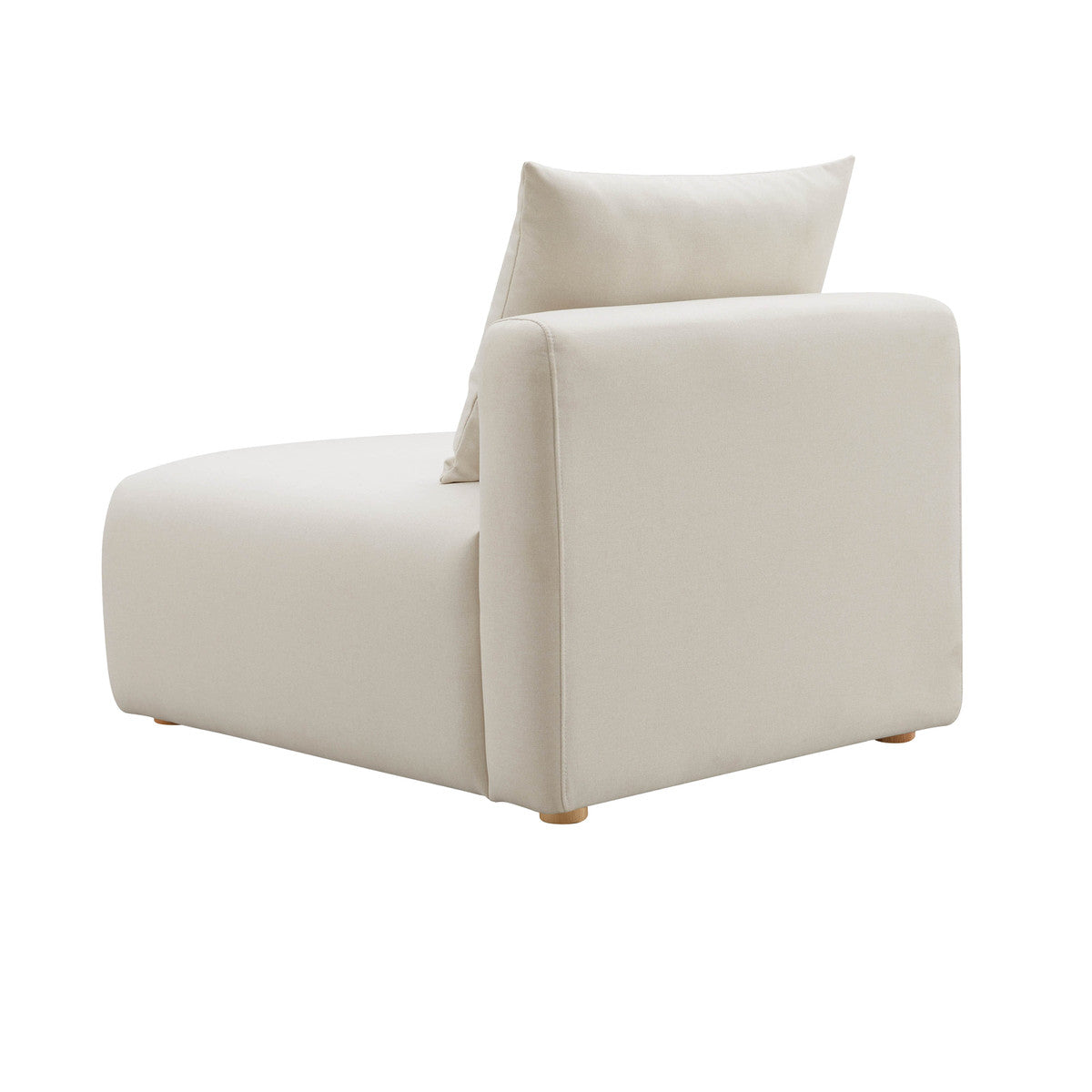 Hangover Cream Modular Armless Chair