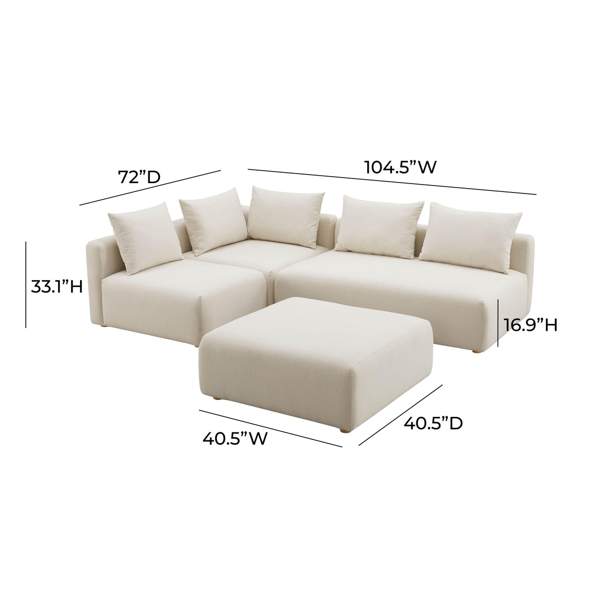 Hangover Chaise Sectional
