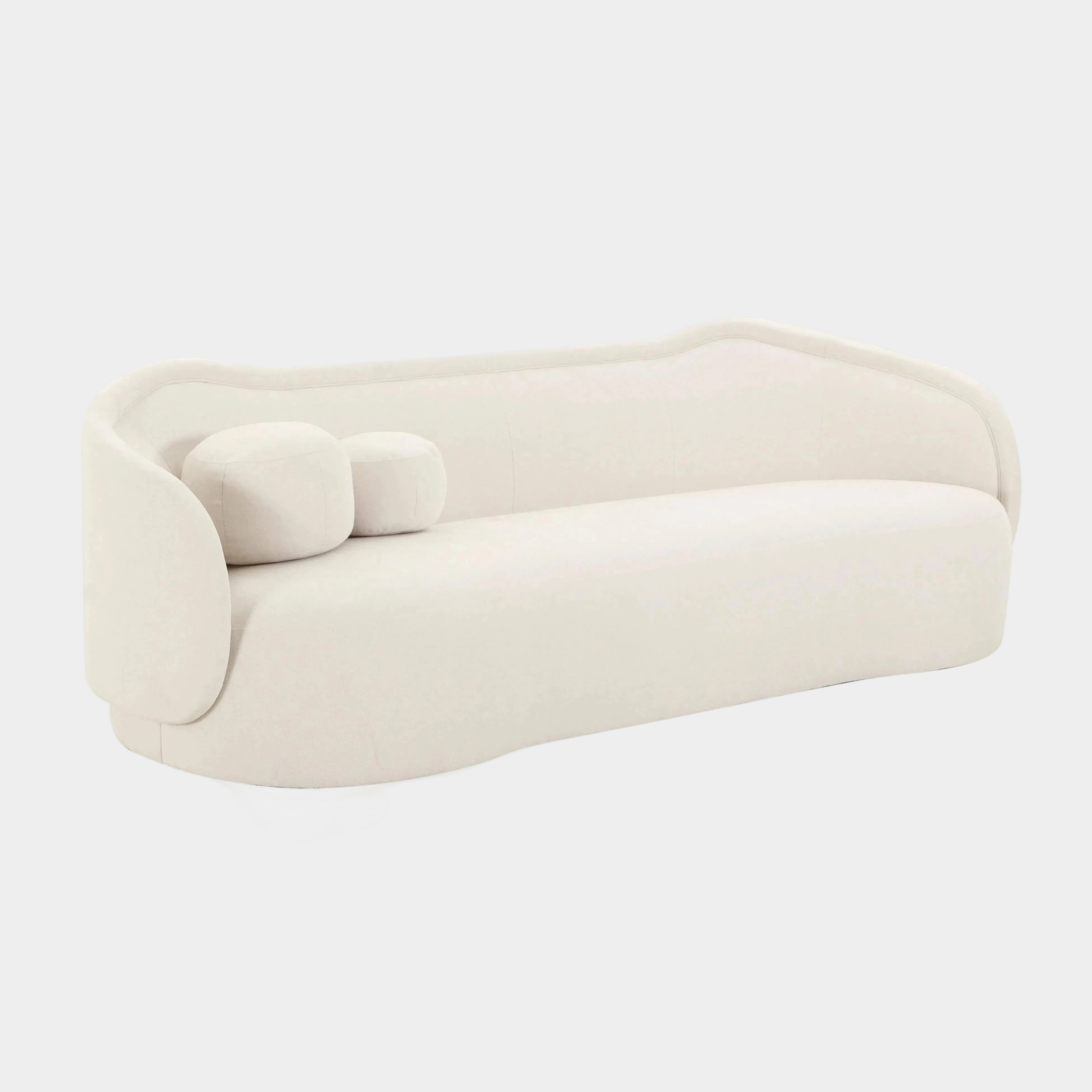 Circe 92.5" Performance Textured Velvet Sofa