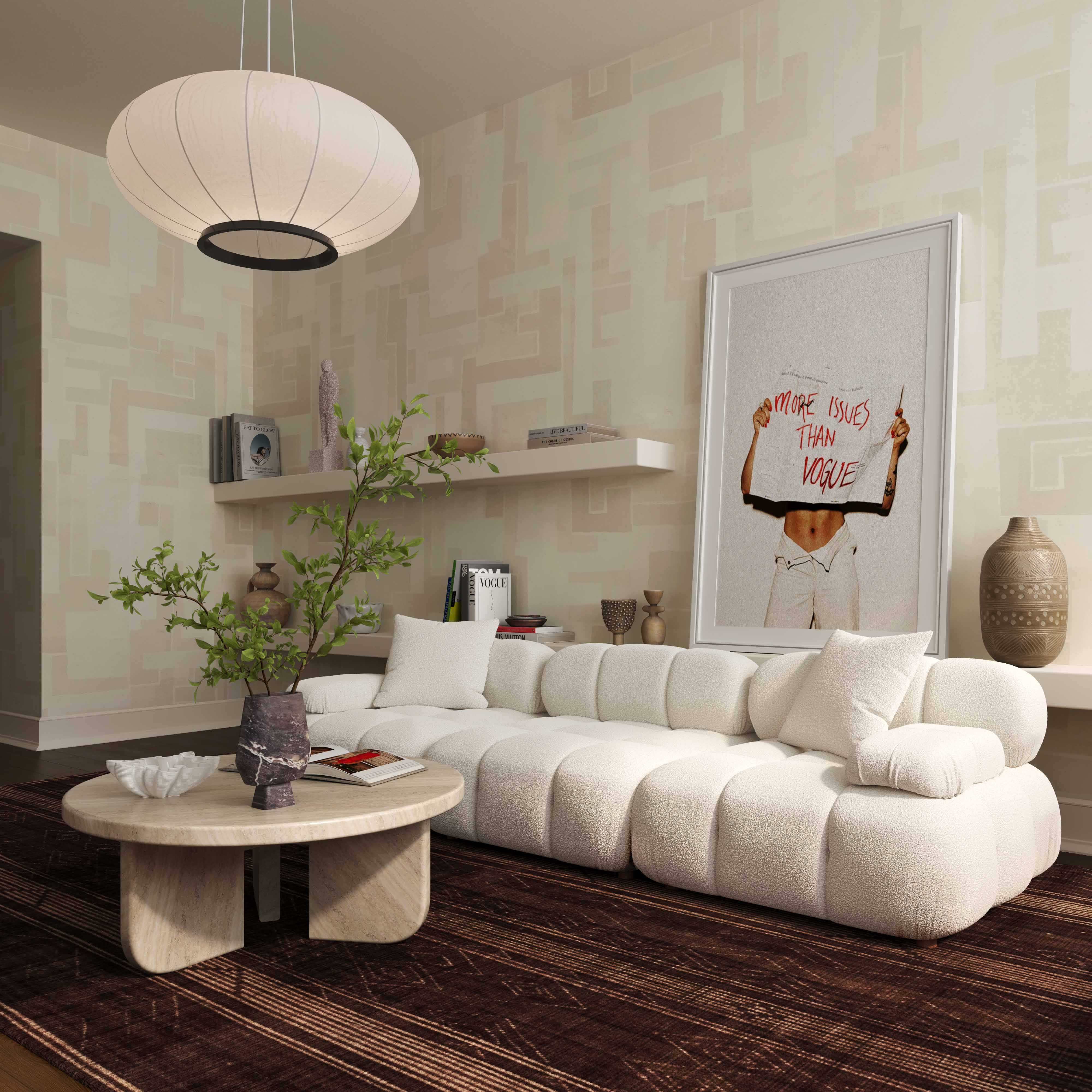 Calliope 79" Modular Loveseat