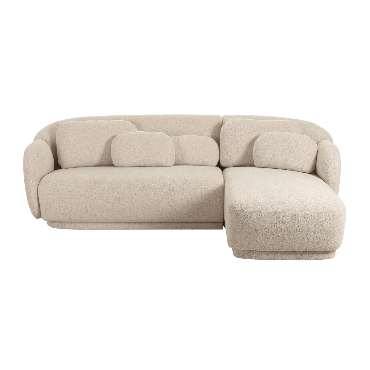 Misty Cream Boucle Sectional