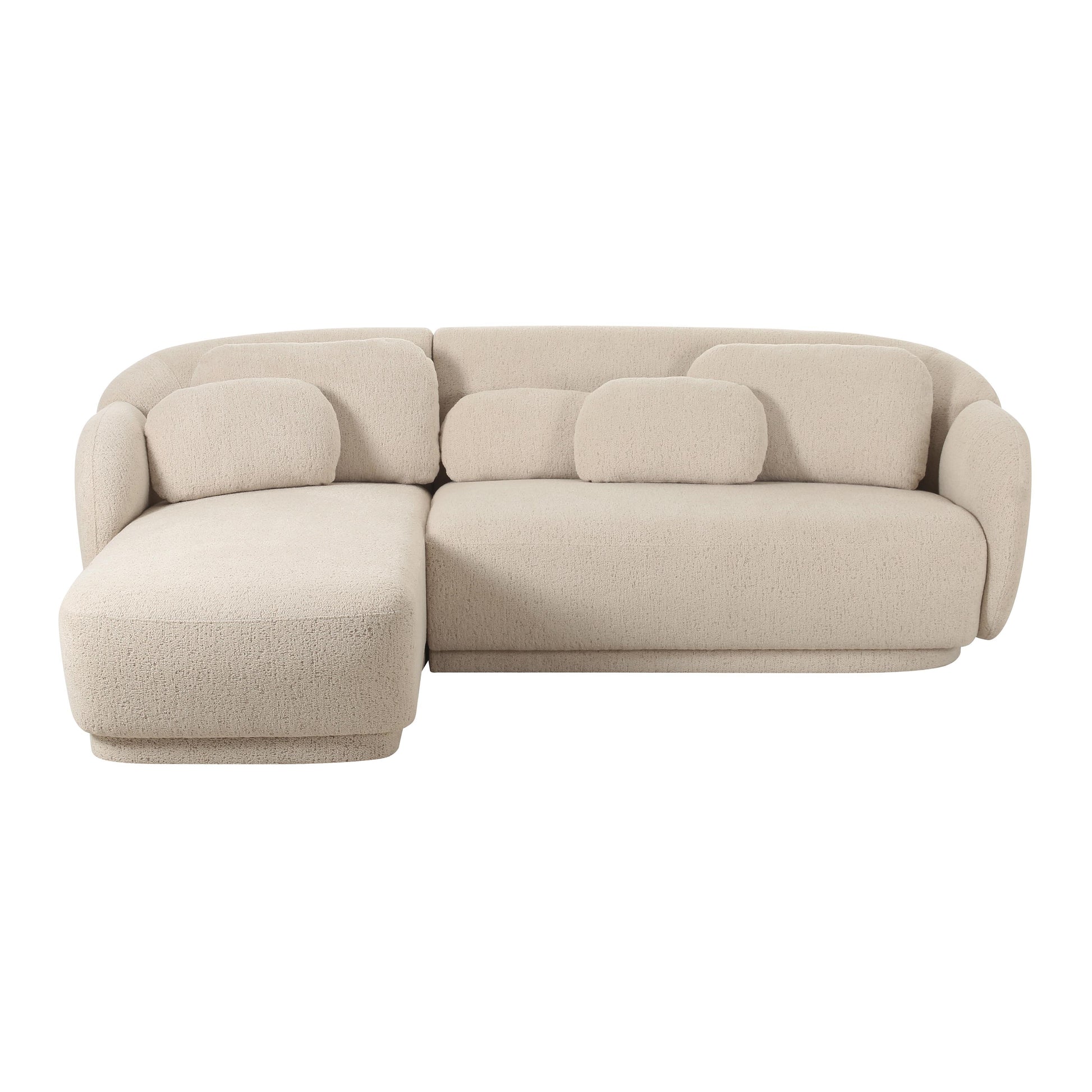 Misty Cream Boucle Sectional