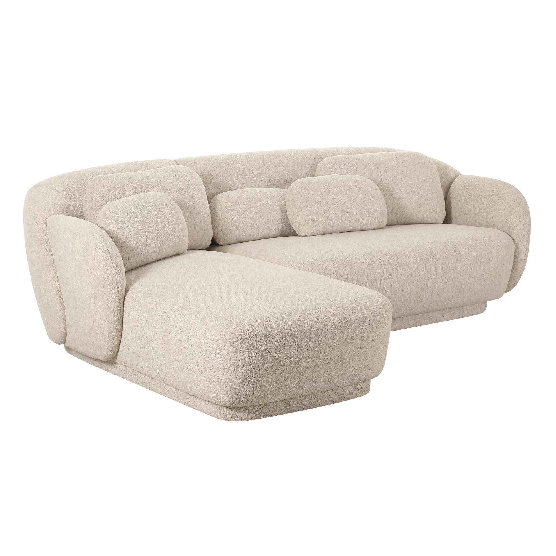 Misty Cream Boucle Sectional