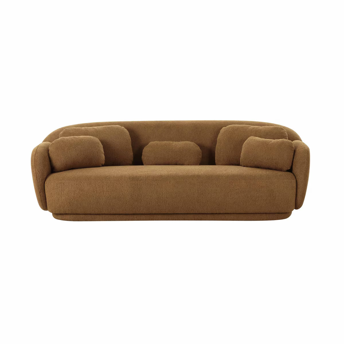 Misty Brown Boucle Sofa