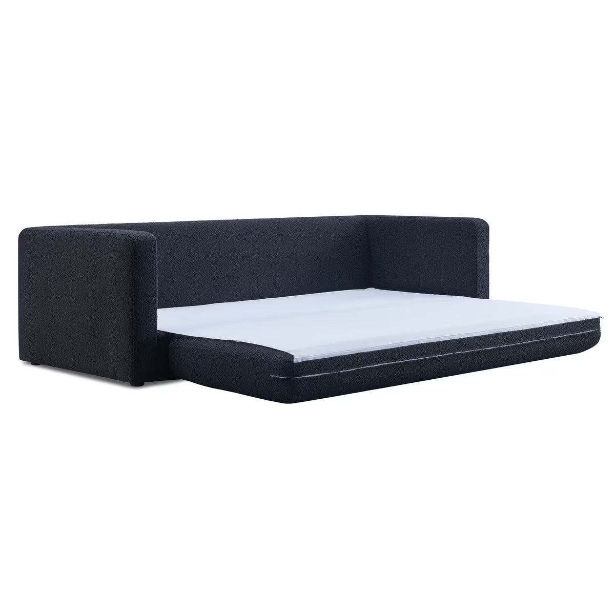 Ryan Black Boucle Sofa Bed