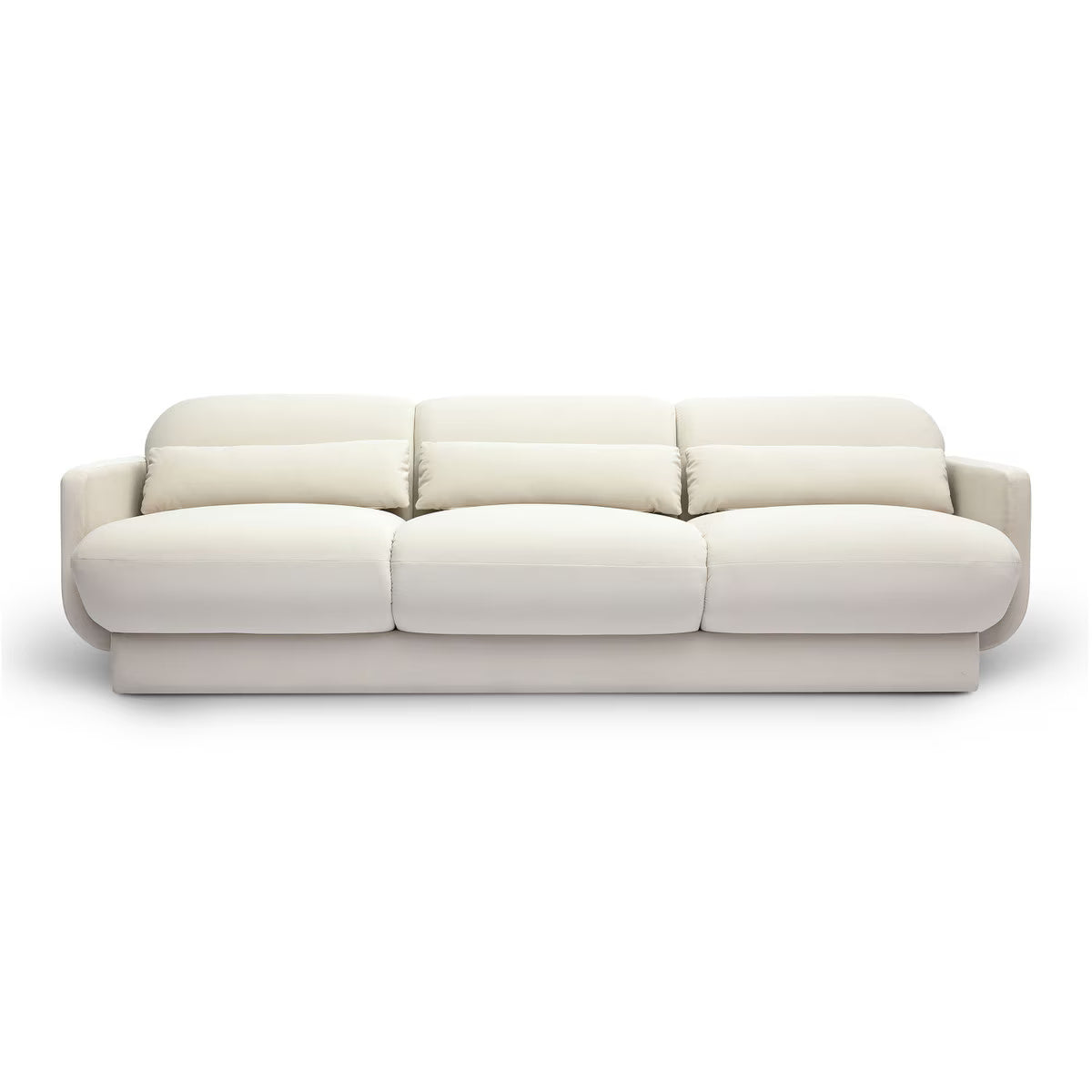 Azalea Cream Velvet Sofa