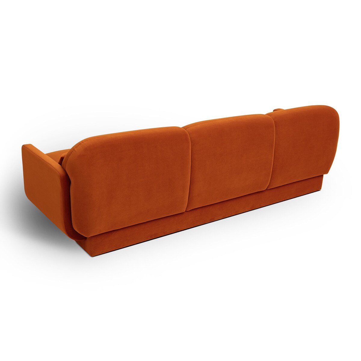 Azalea Rust Orange Velvet Sofa