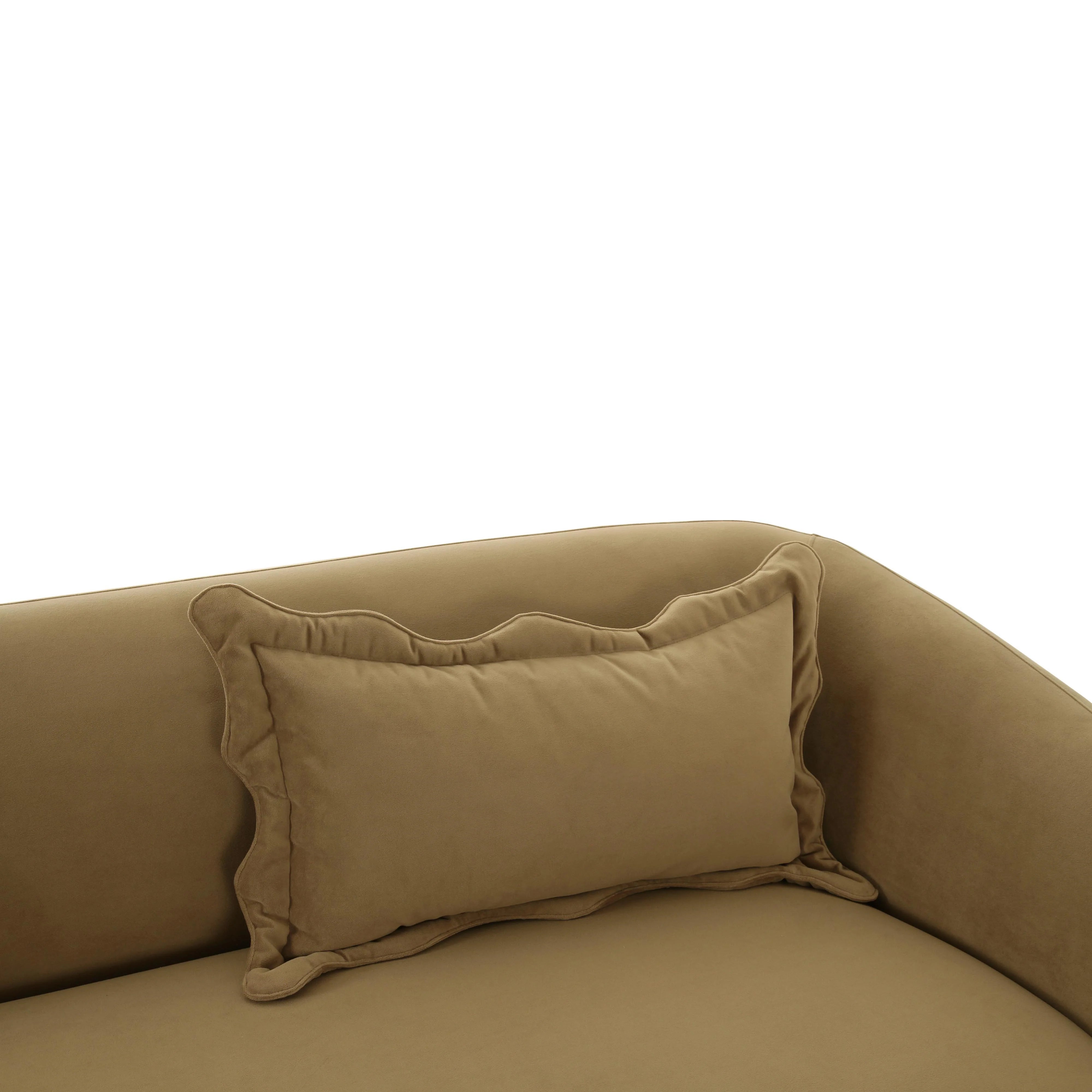 Lou 91" Performance Velvet Sofa