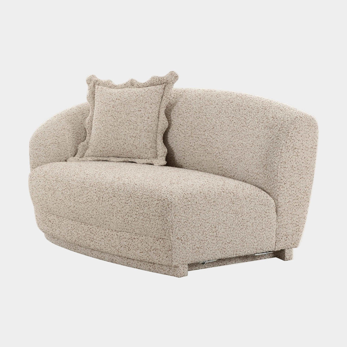 Marion 60" Two-Tone Textured Performance Boucle Loveseat